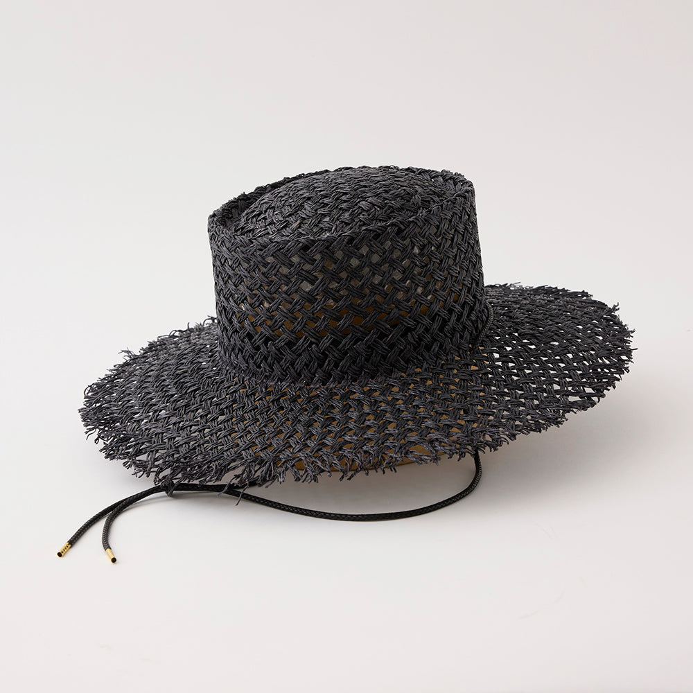 Vintage Porkpie Hat【Peper Black】