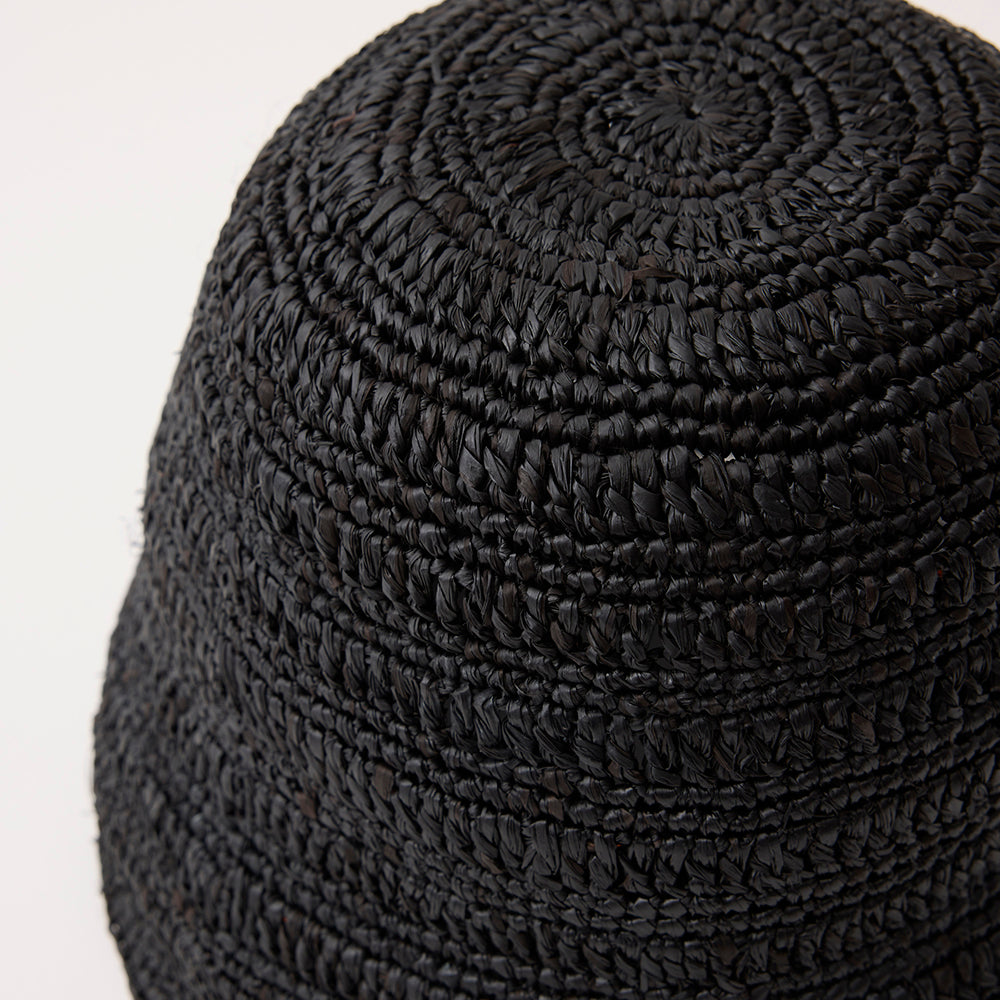 【予約送料無料】Raffia Down Short Bucket