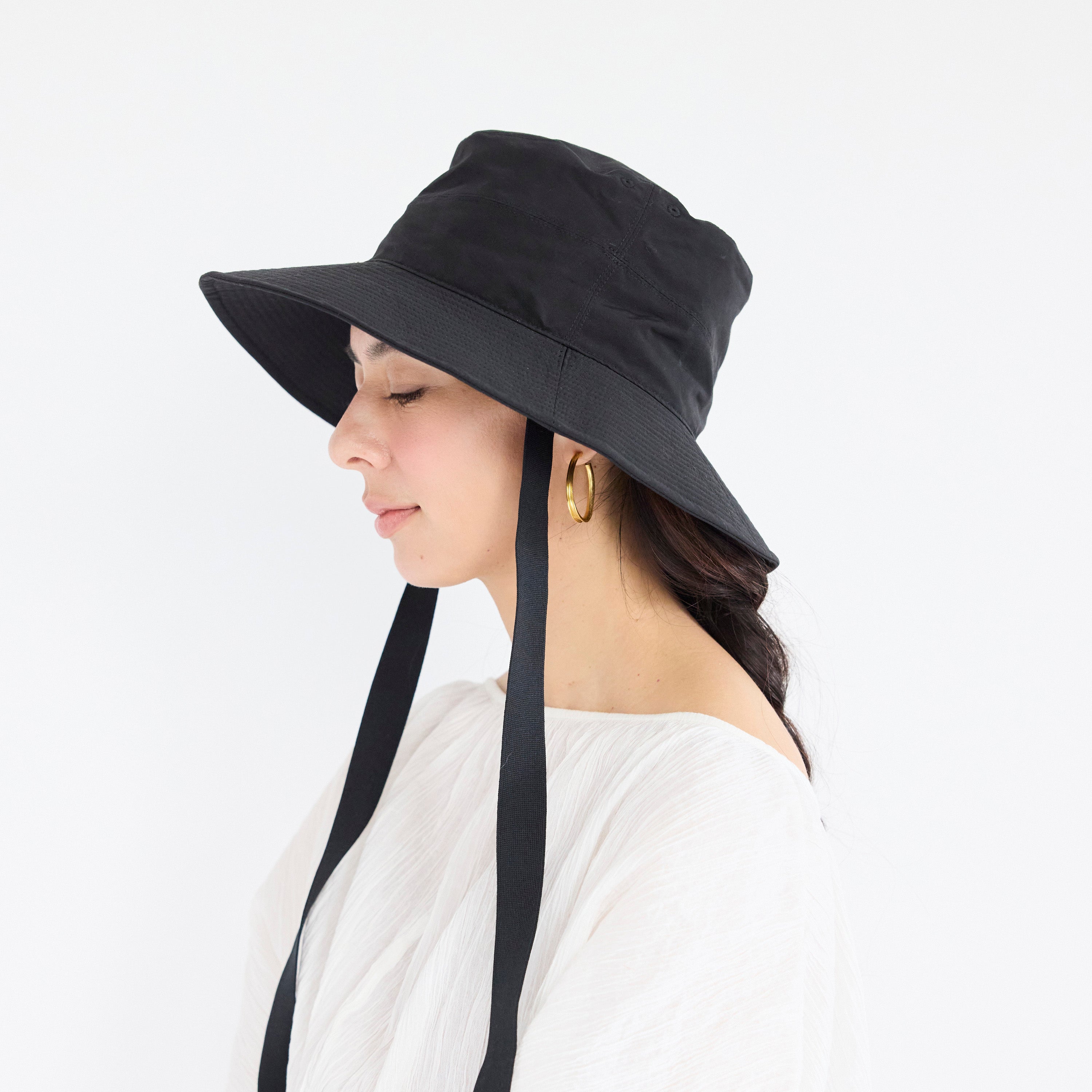 marihoja ロクヨンハット 57cm ブラック 予約】Rokuyon Ribbon Hat