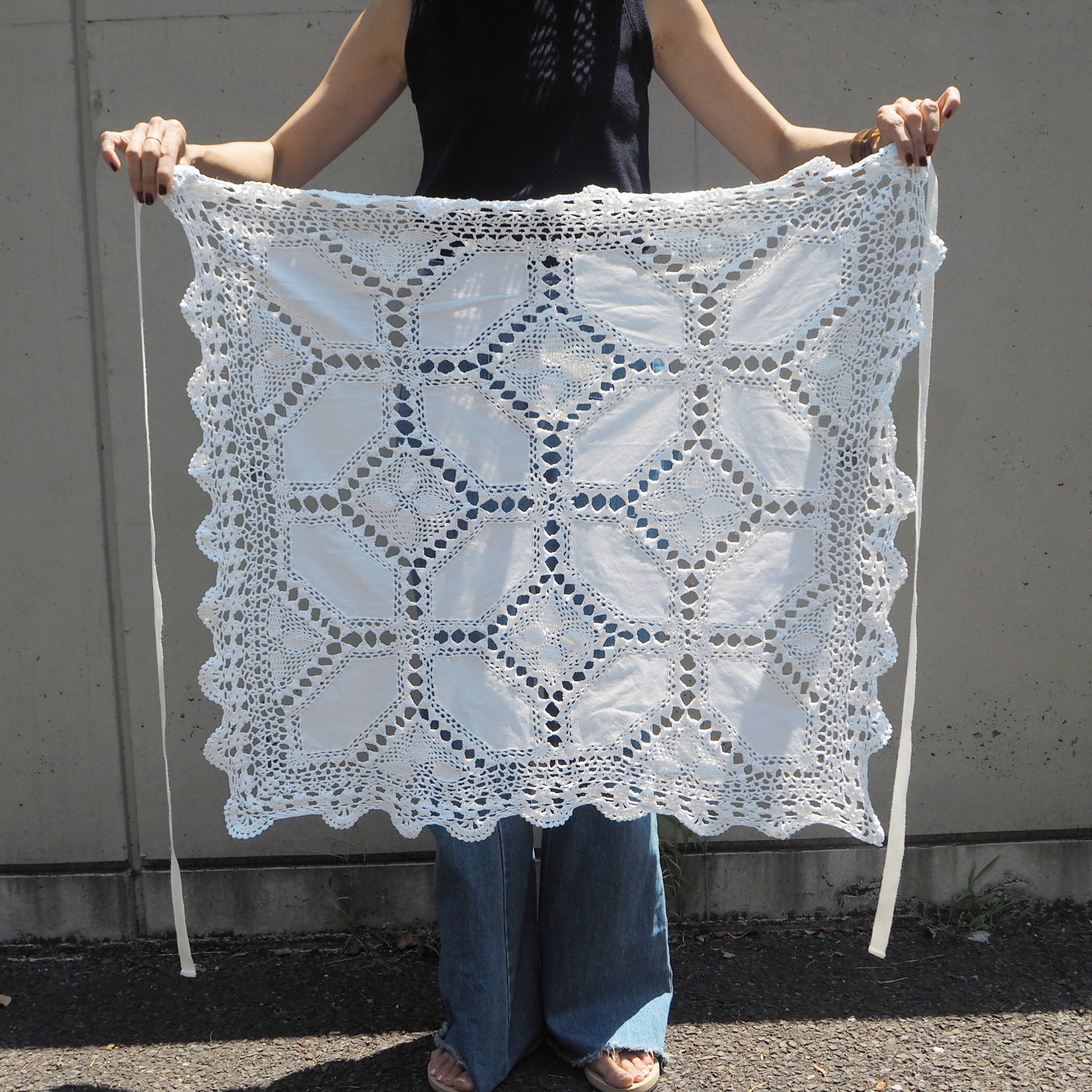 Vintage Lace Wrap Skirt 2