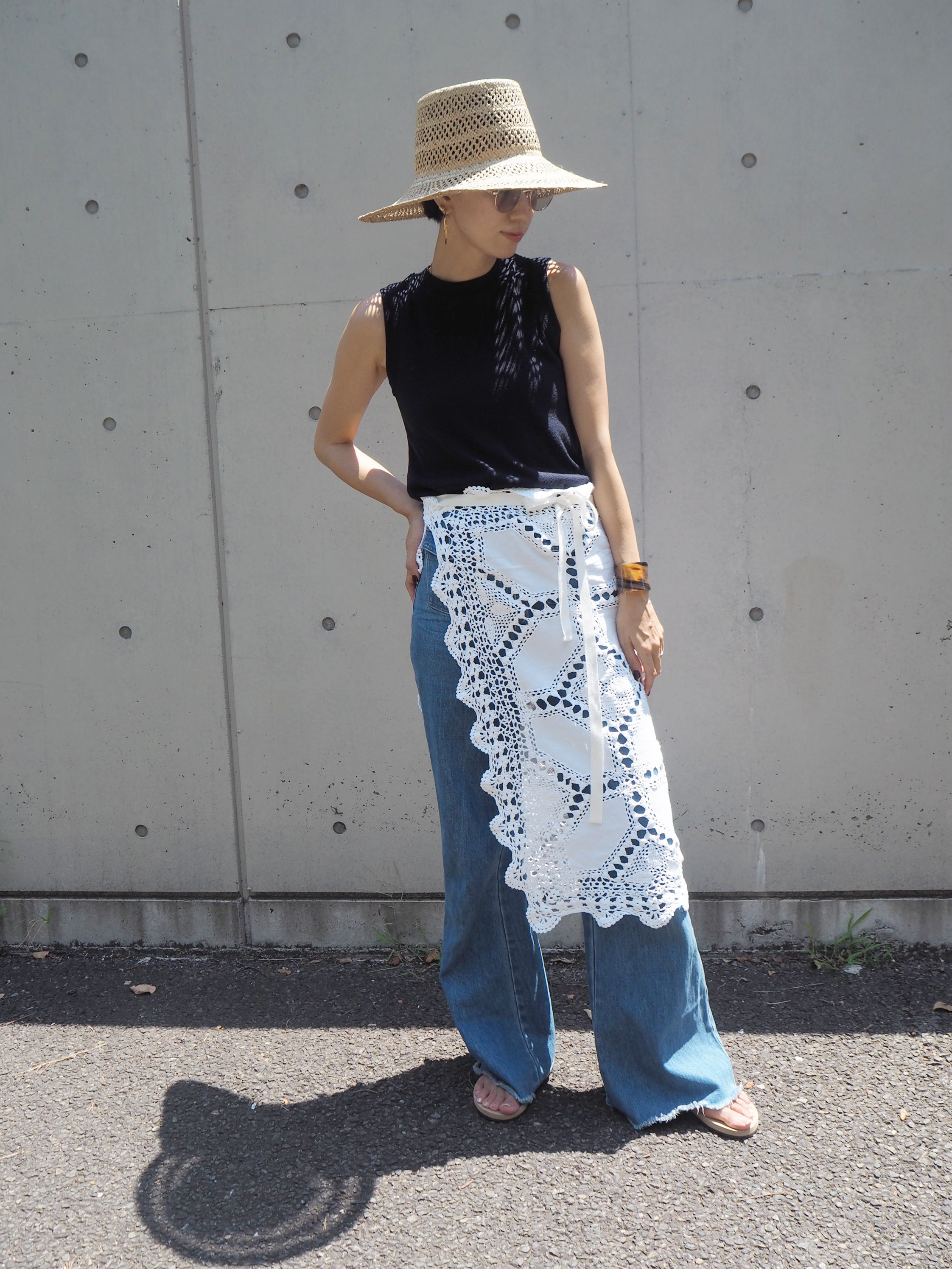 Vintage Lace Wrap Skirt 2