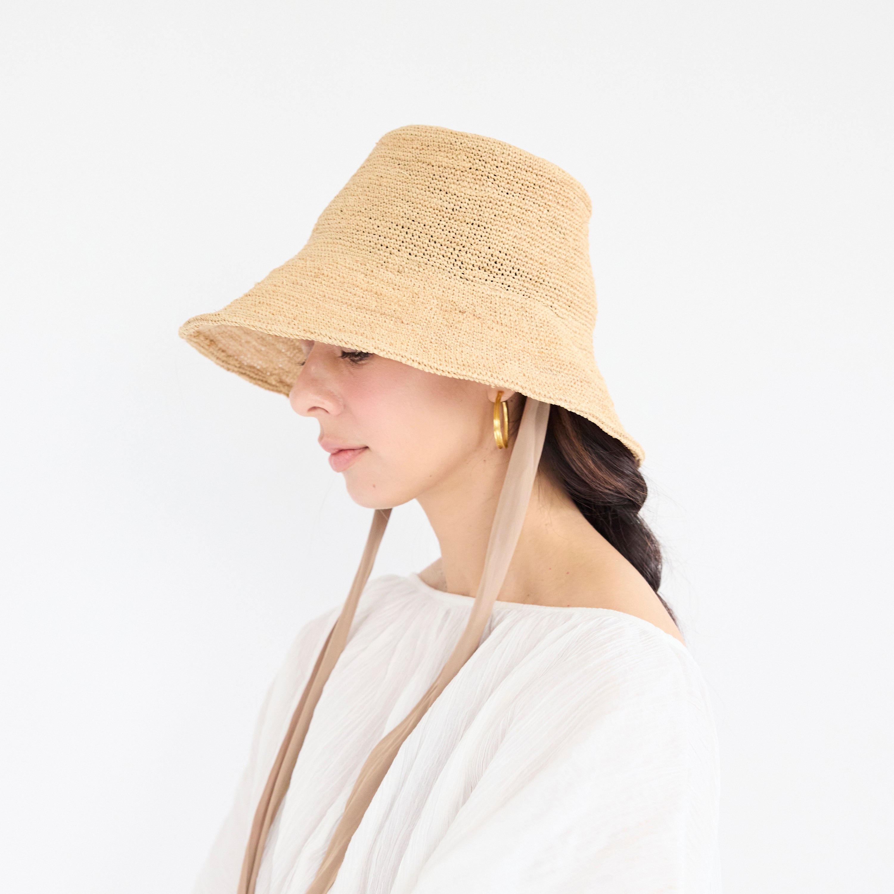 【予約送料無料】Weave Raffia Shade Hat