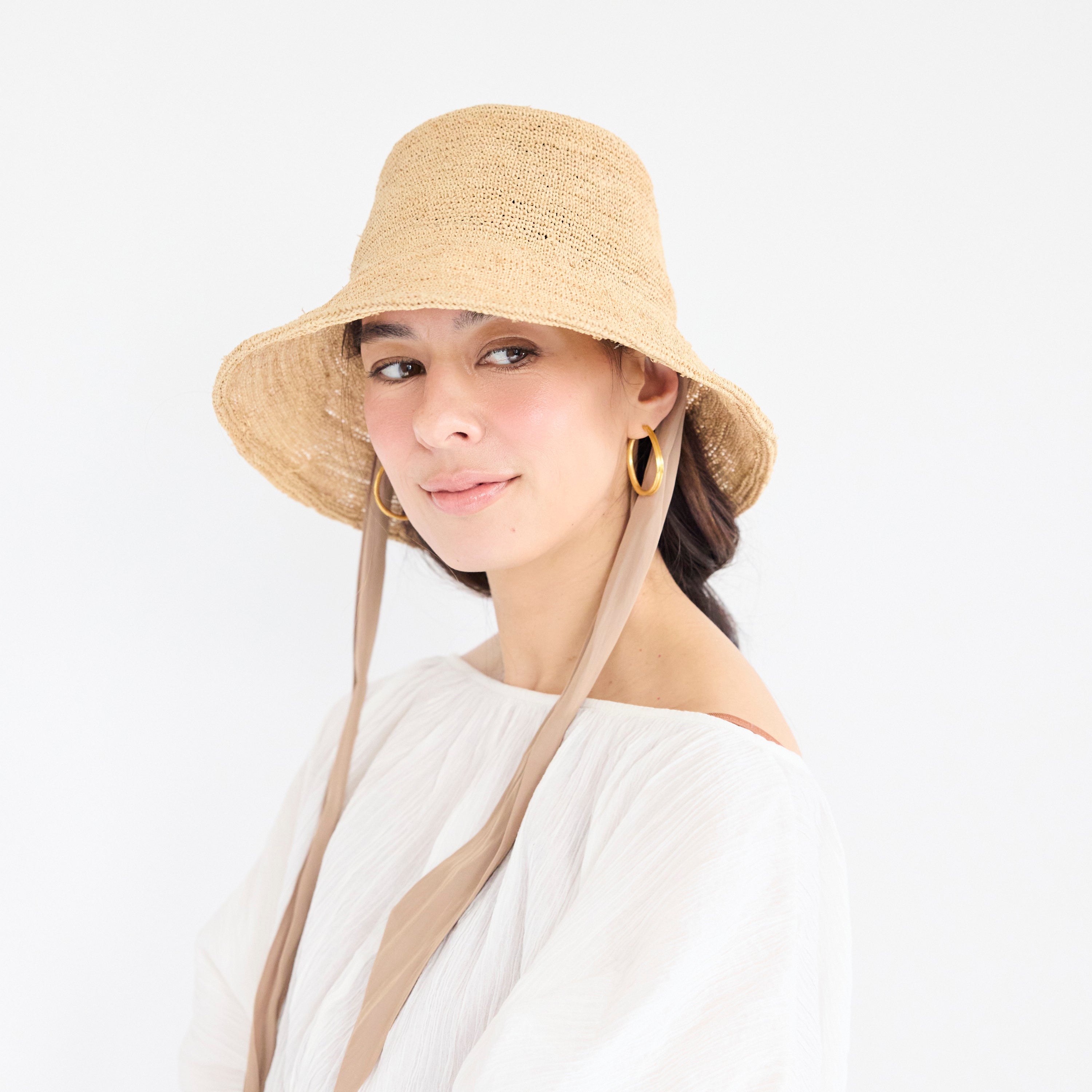 【予約送料無料】Weave Raffia Shade Hat