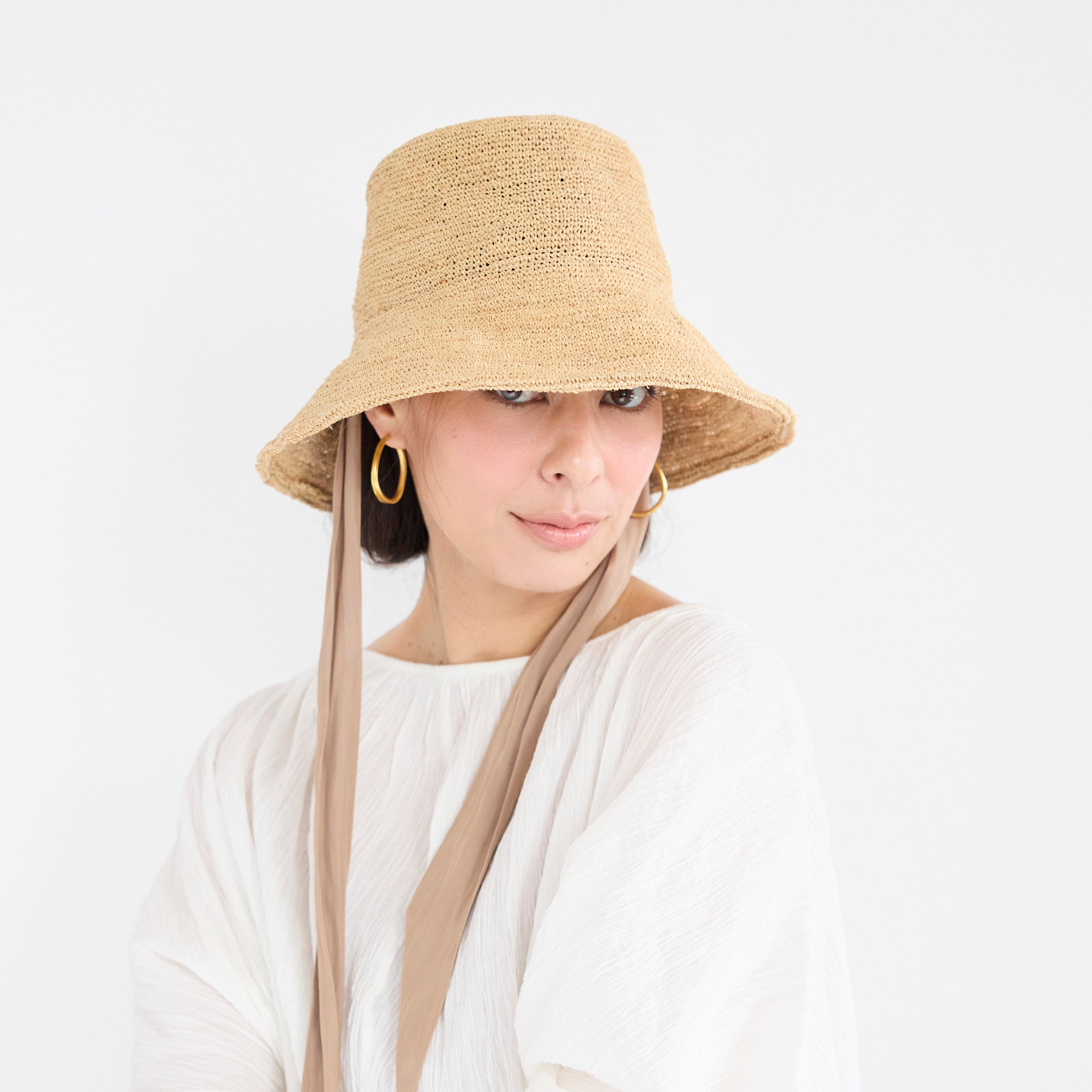 【予約送料無料】Weave Raffia Shade Hat