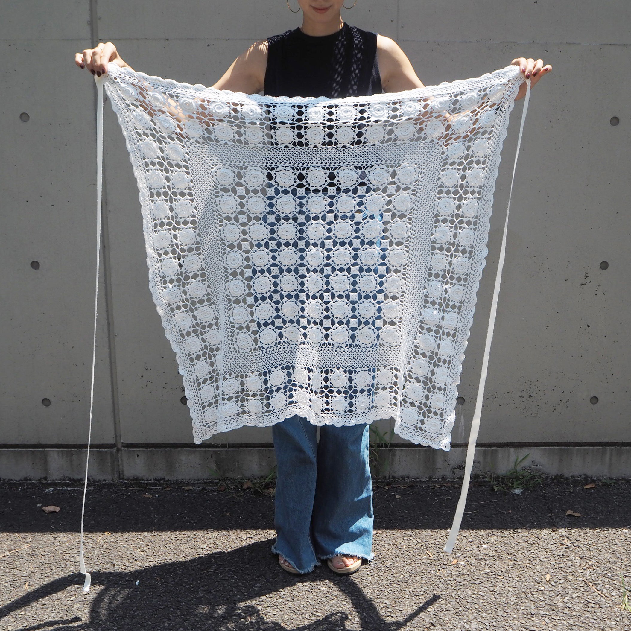 Vintage Lace Wrap Skirt 3