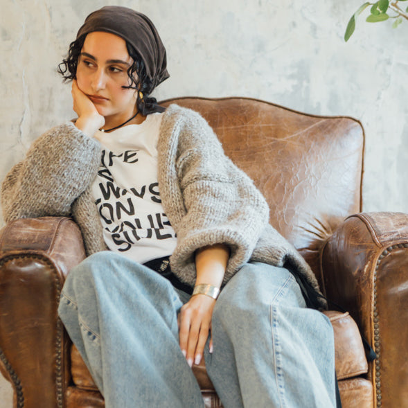 Low Gauge Wool Knit Cardigan