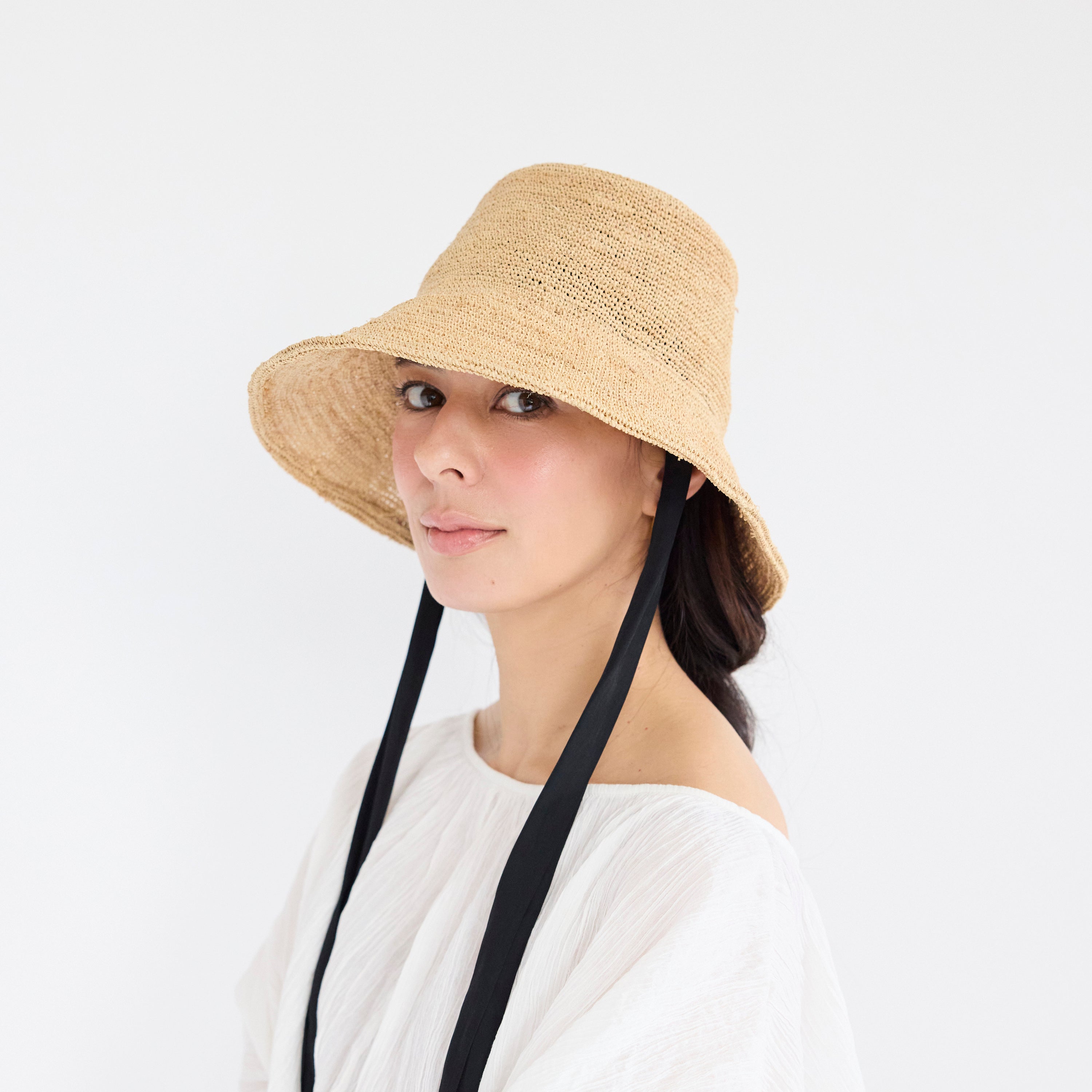 【予約送料無料】Weave Raffia Shade Hat