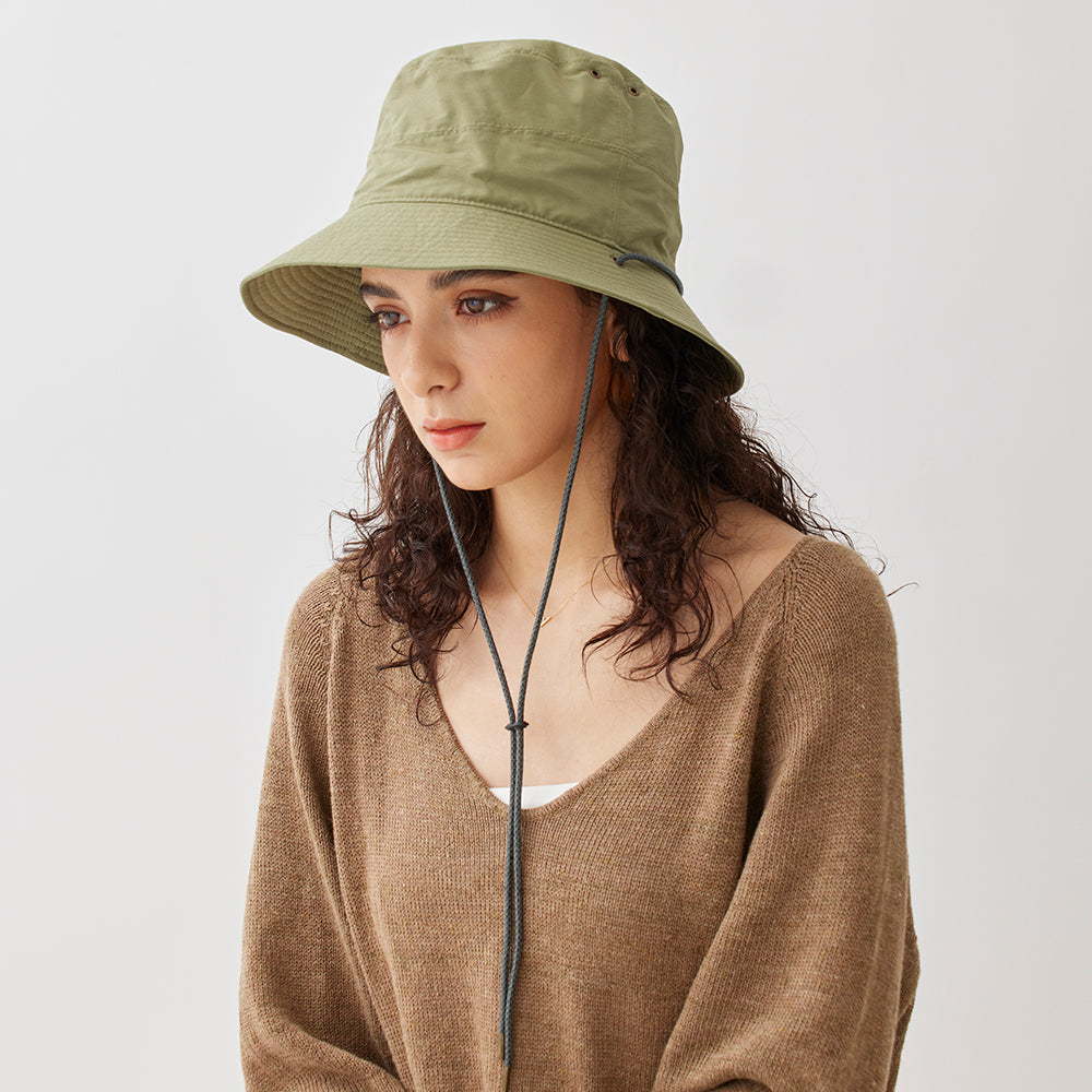 marihoja Jersey Bucket Hat ブラウン　ジャージバケット