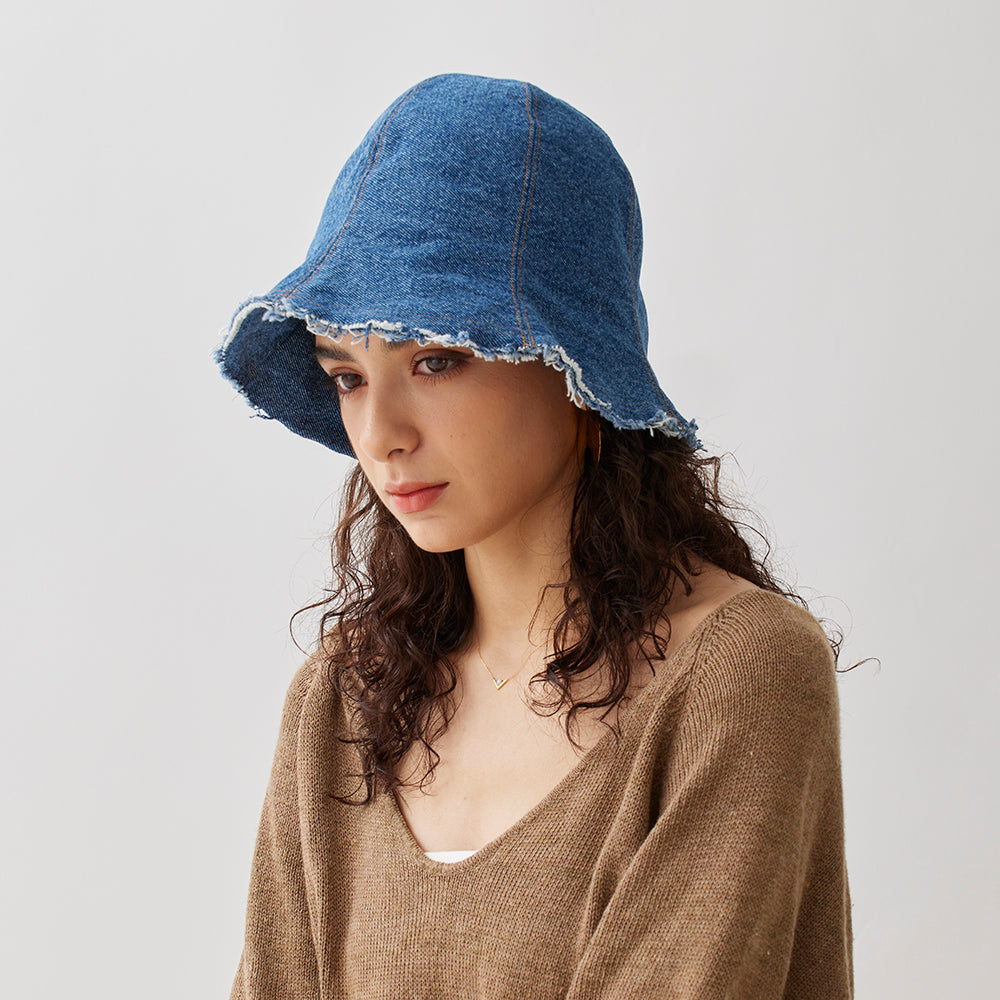 Remake Denim Tulip Hat