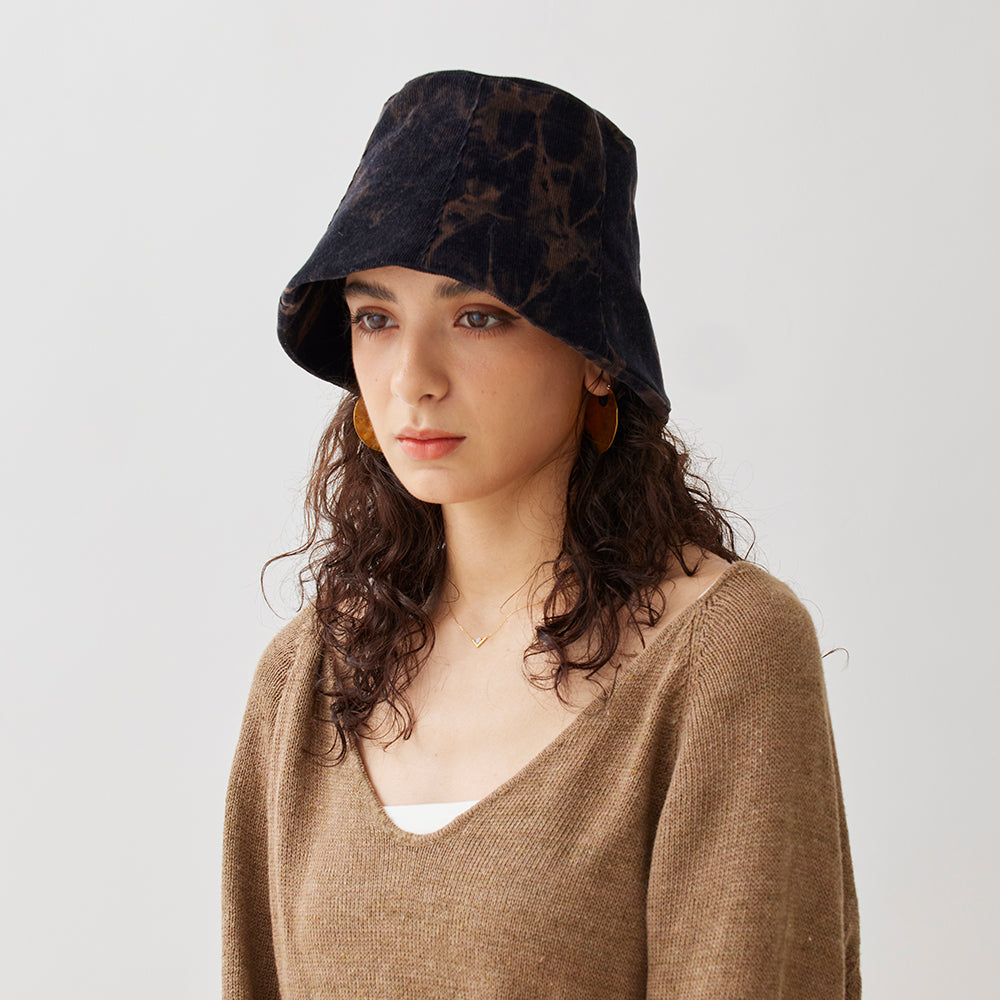 marihoja Jersey Bucket Hat ブラウン　ジャージバケット