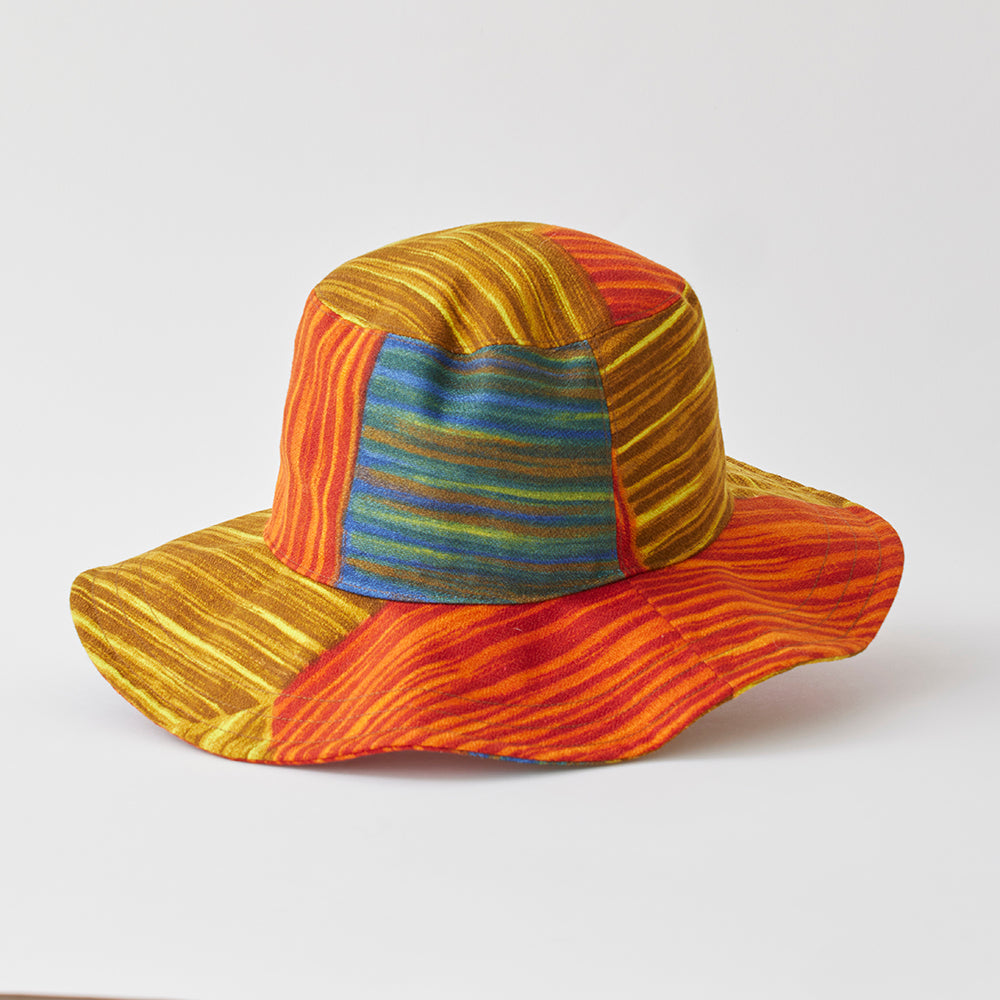 Vintage Cloth Frill Hat