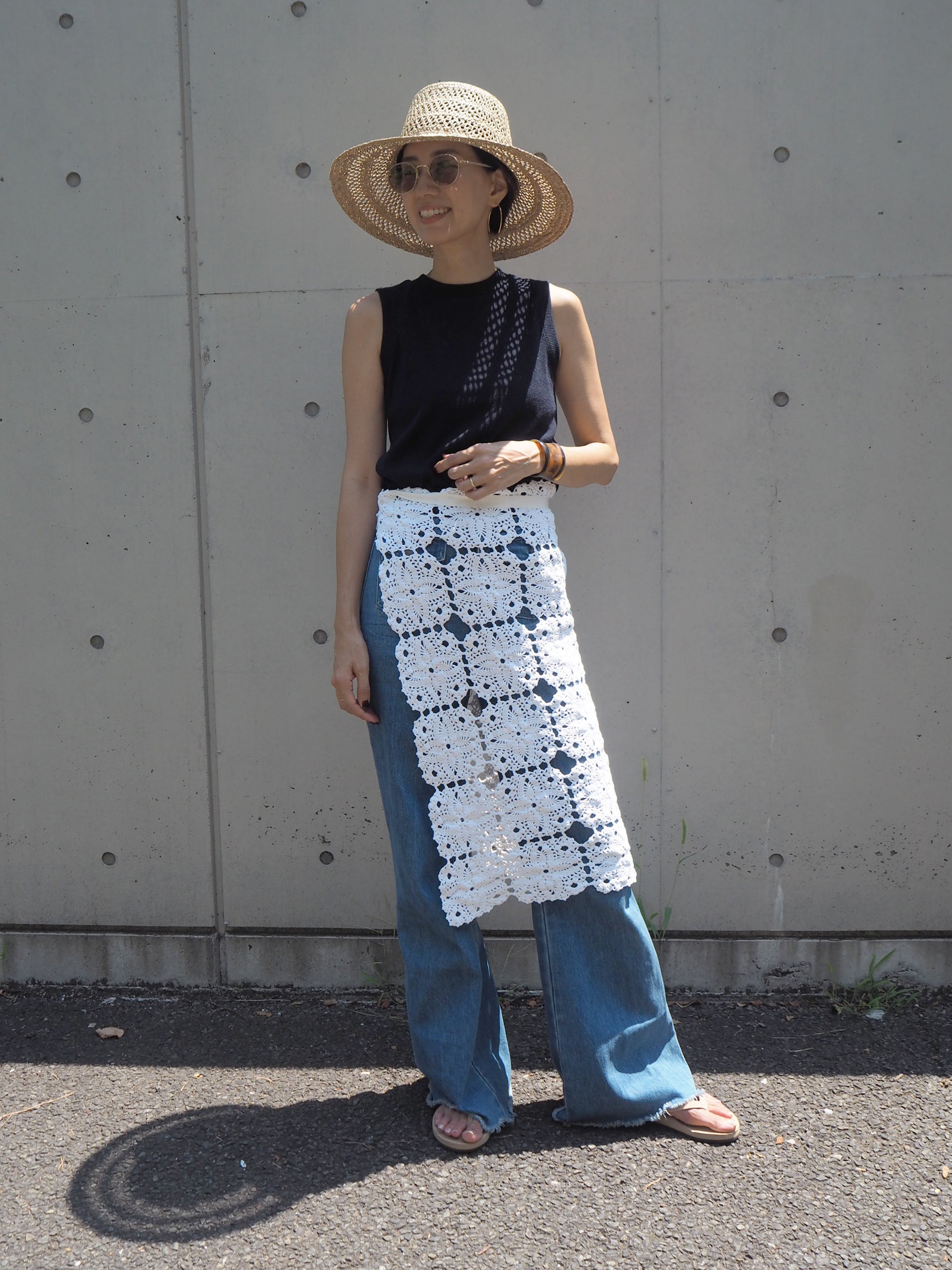 Vintage Lace Wrap Skirt 4
