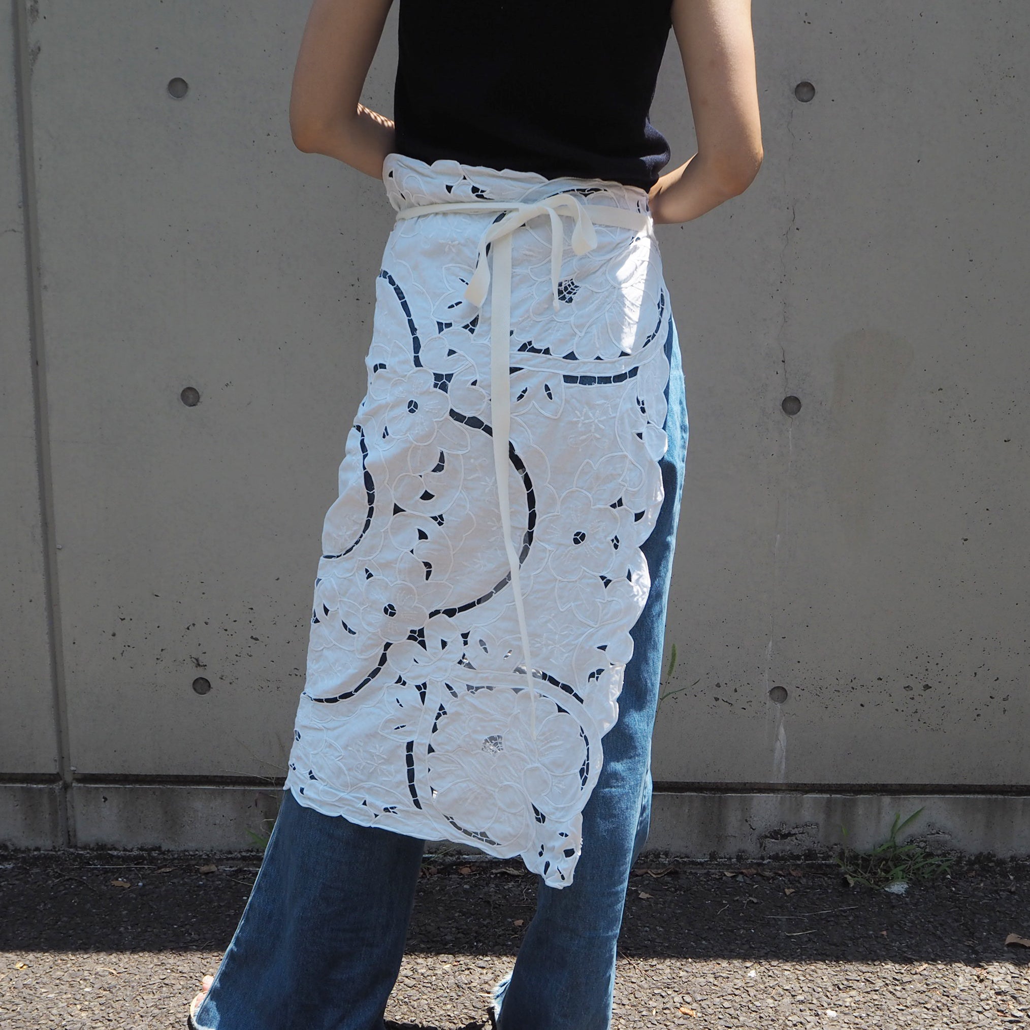 Vintage Lace Wrap Skirt 5