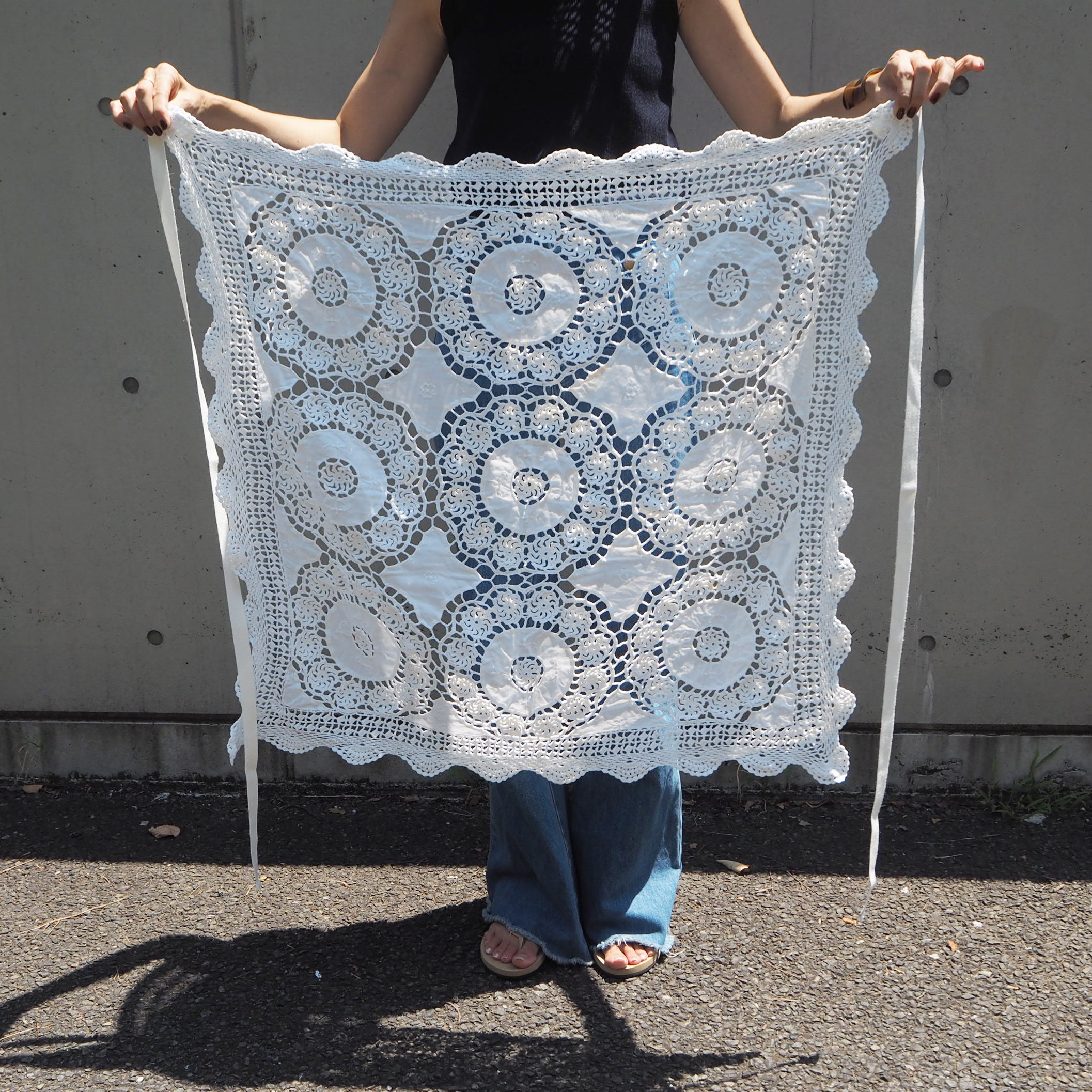 Vintage Lace Wrap Skirt 6