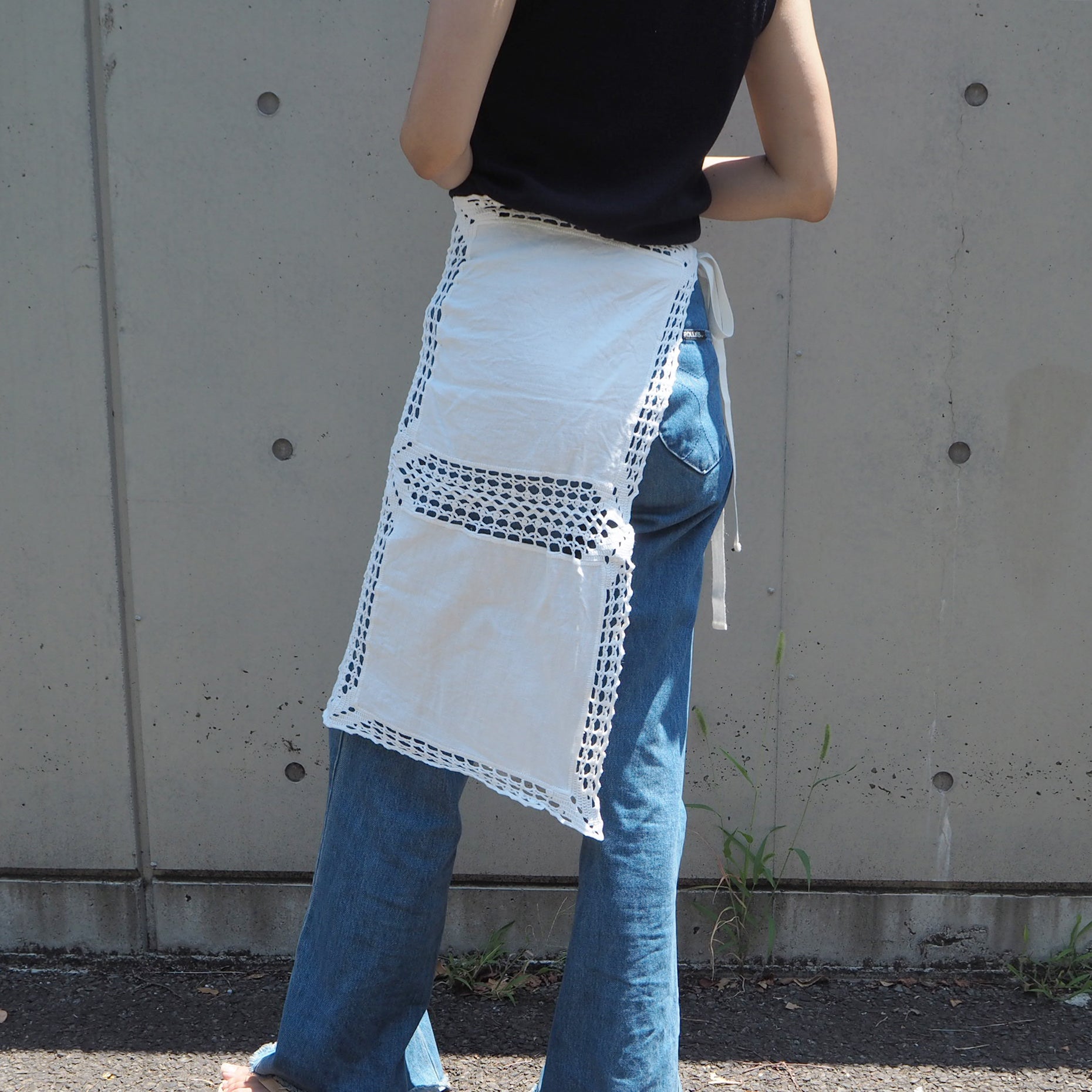 Vintage Lace Wrap Skirt 7