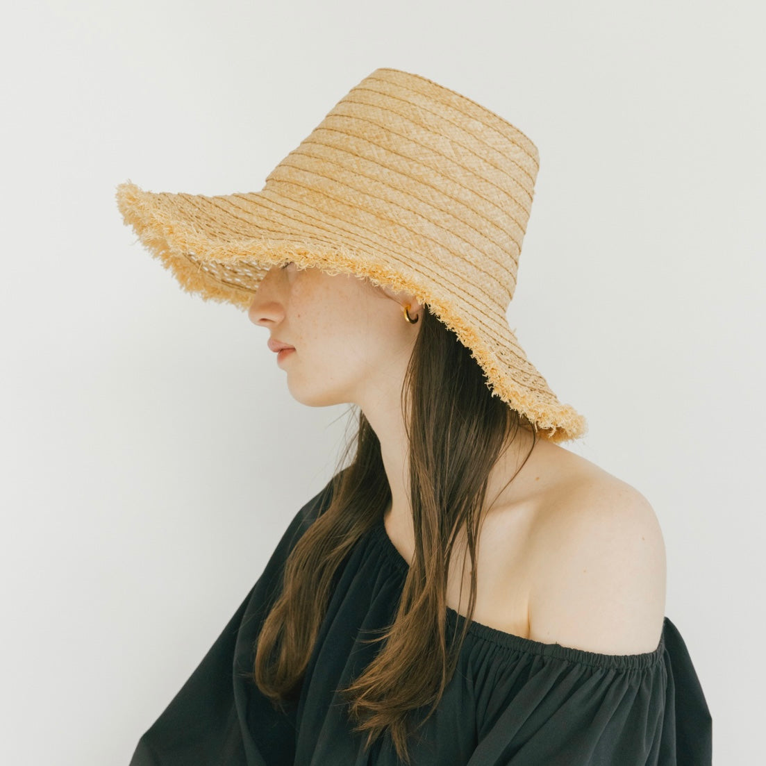 Brim Lace Fringe Hat