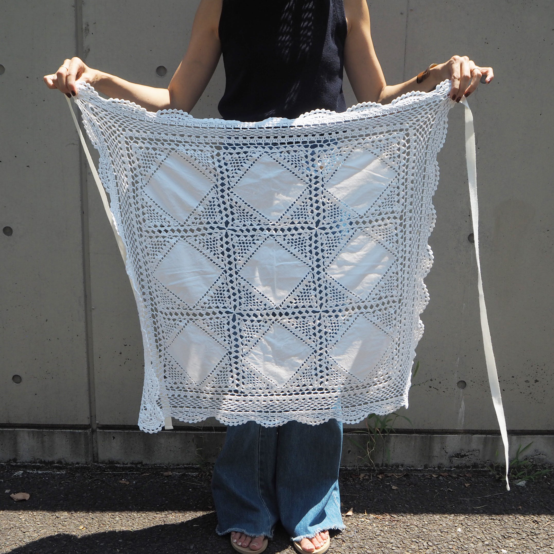 Vintage Lace Wrap Skirt 8