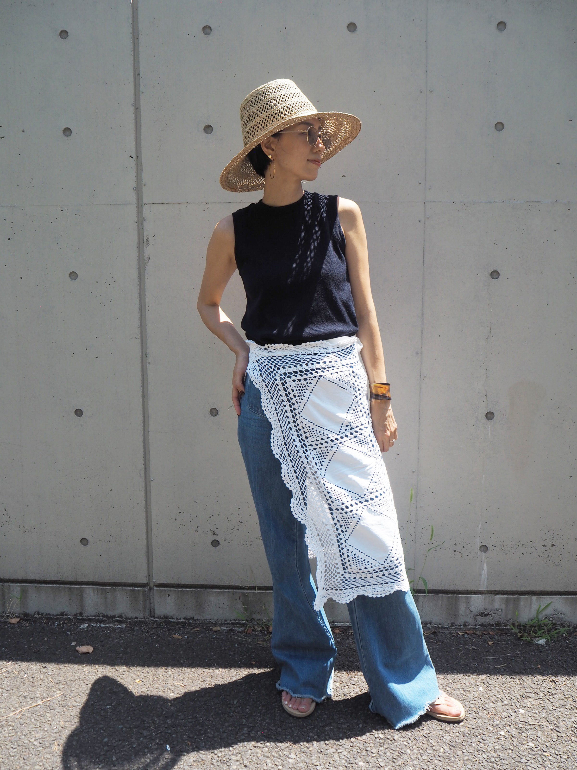 Vintage Lace Wrap Skirt 8
