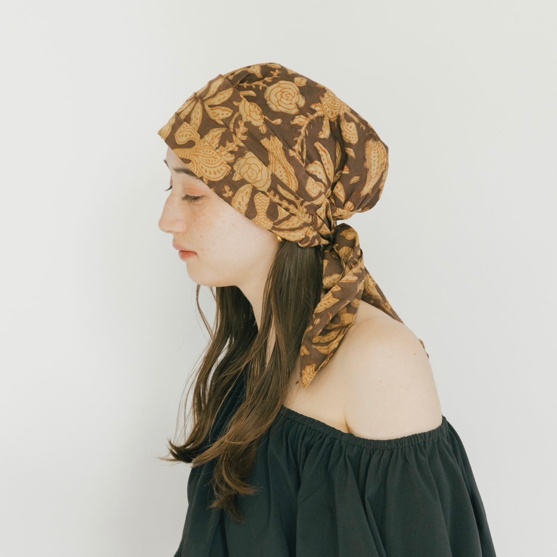 marihoja マリホジャ　India Silk Turban Hat India Silk Turban Hat
