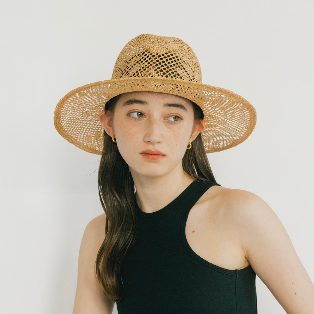 Sombrero Fedora de encaje