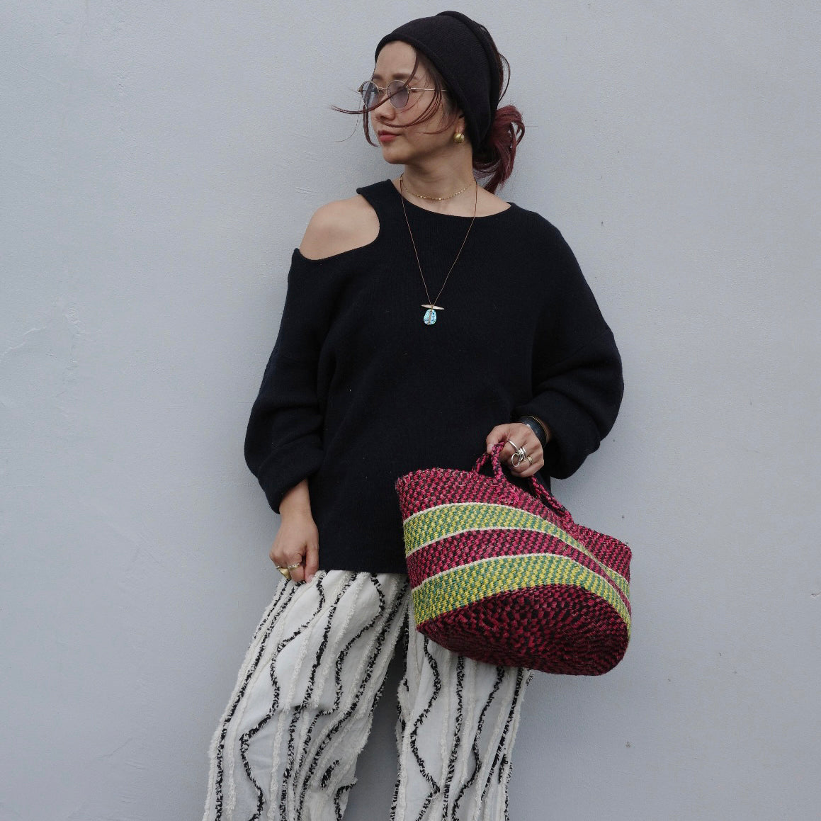 Colorful Sisal Bag A