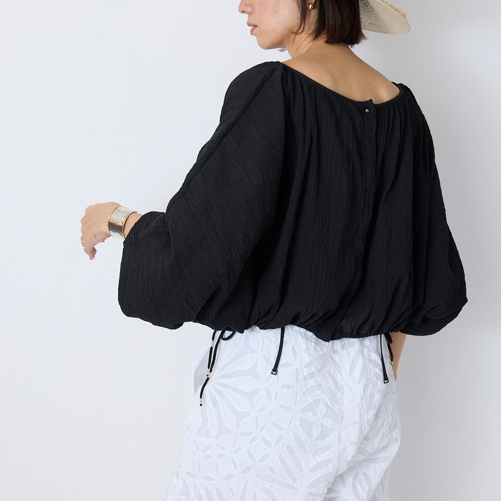 India Cotton Gather Tunic