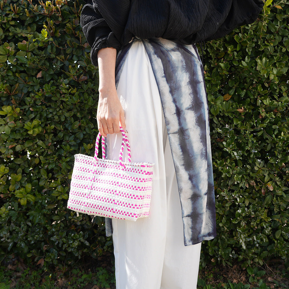 Mercado Bag Bianca (Negro&amp;Crema)