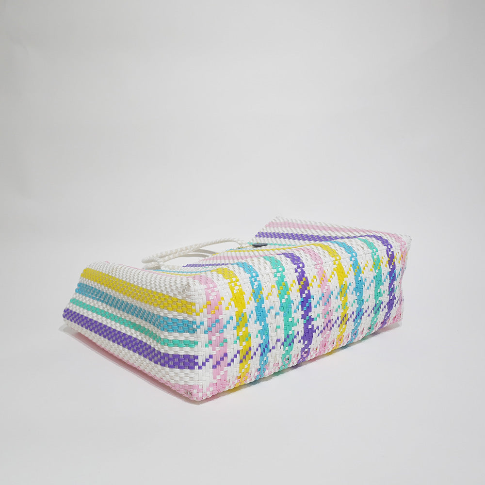 [Artículos pedidos para entrega en Septiembre] Mercado Bag Isabel (Negro&amp;Crema)