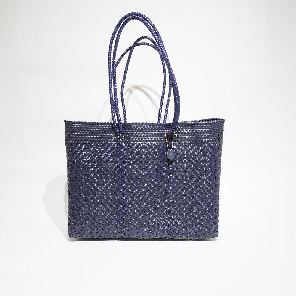 [Artículos pedidos para entrega en Septiembre] Mercado Bag Isabel (Negro&amp;Crema)