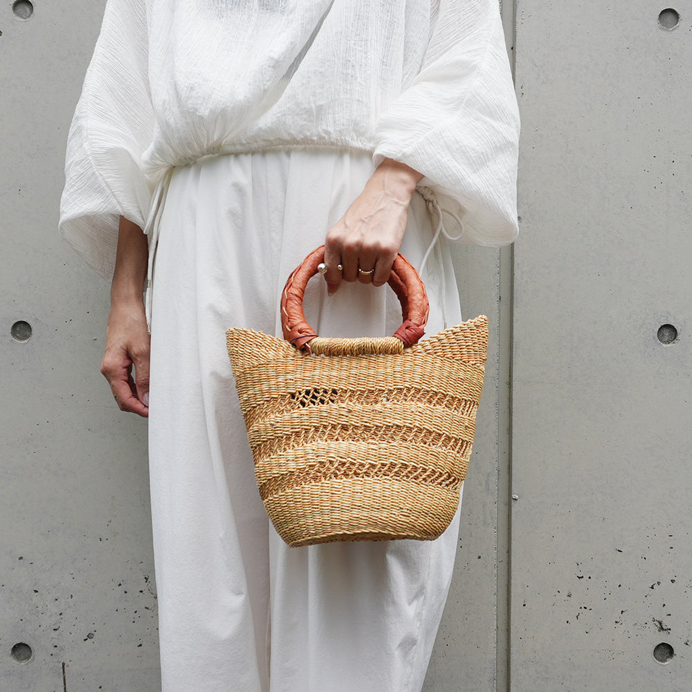 Bolga Lace Basket