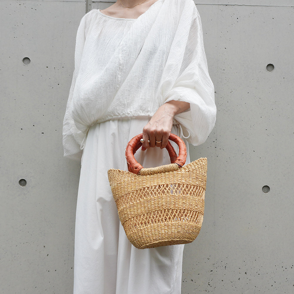 Bolga Lace Basket