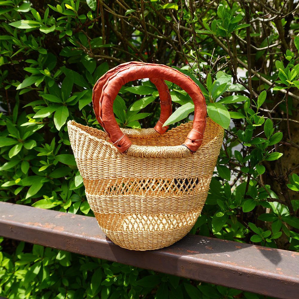 Bolga Lace Basket
