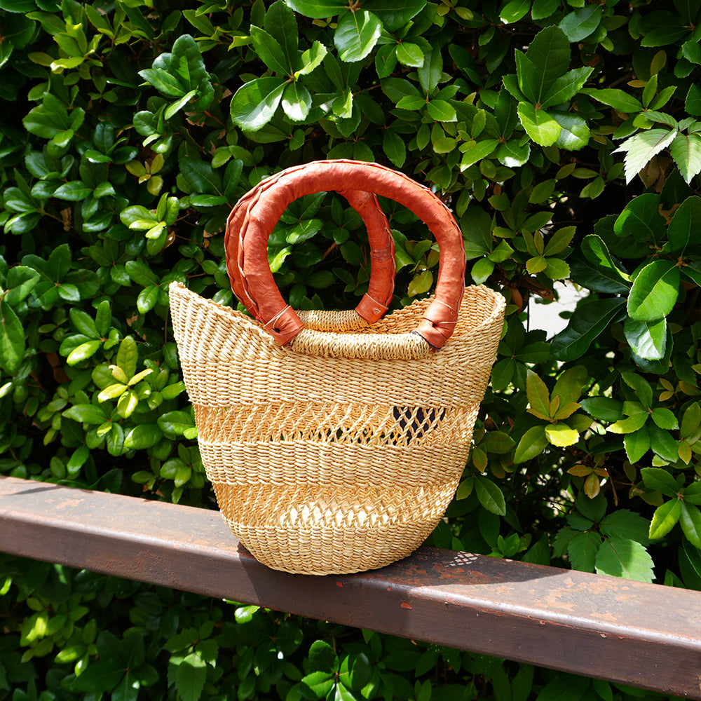 Bolga Lace Basket