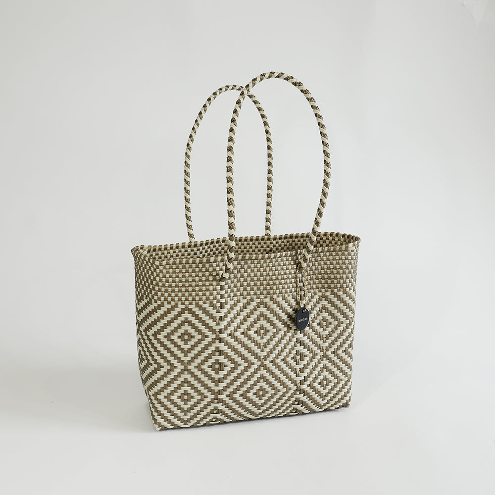 Mercado Bag Bianca (Negro&amp;Crema)