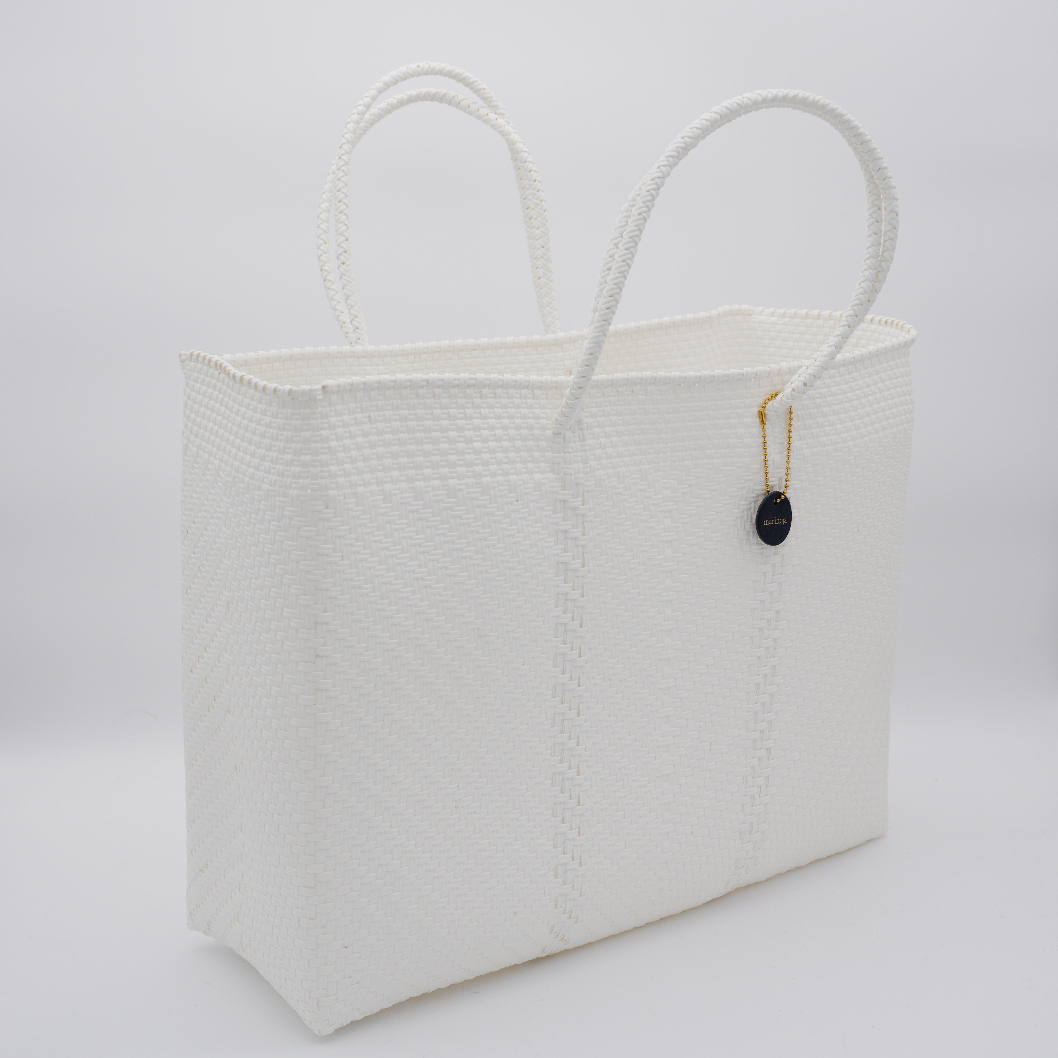 [Artículos pedidos para entrega en Septiembre] Mercado Bag Isabel (Negro&amp;Crema)