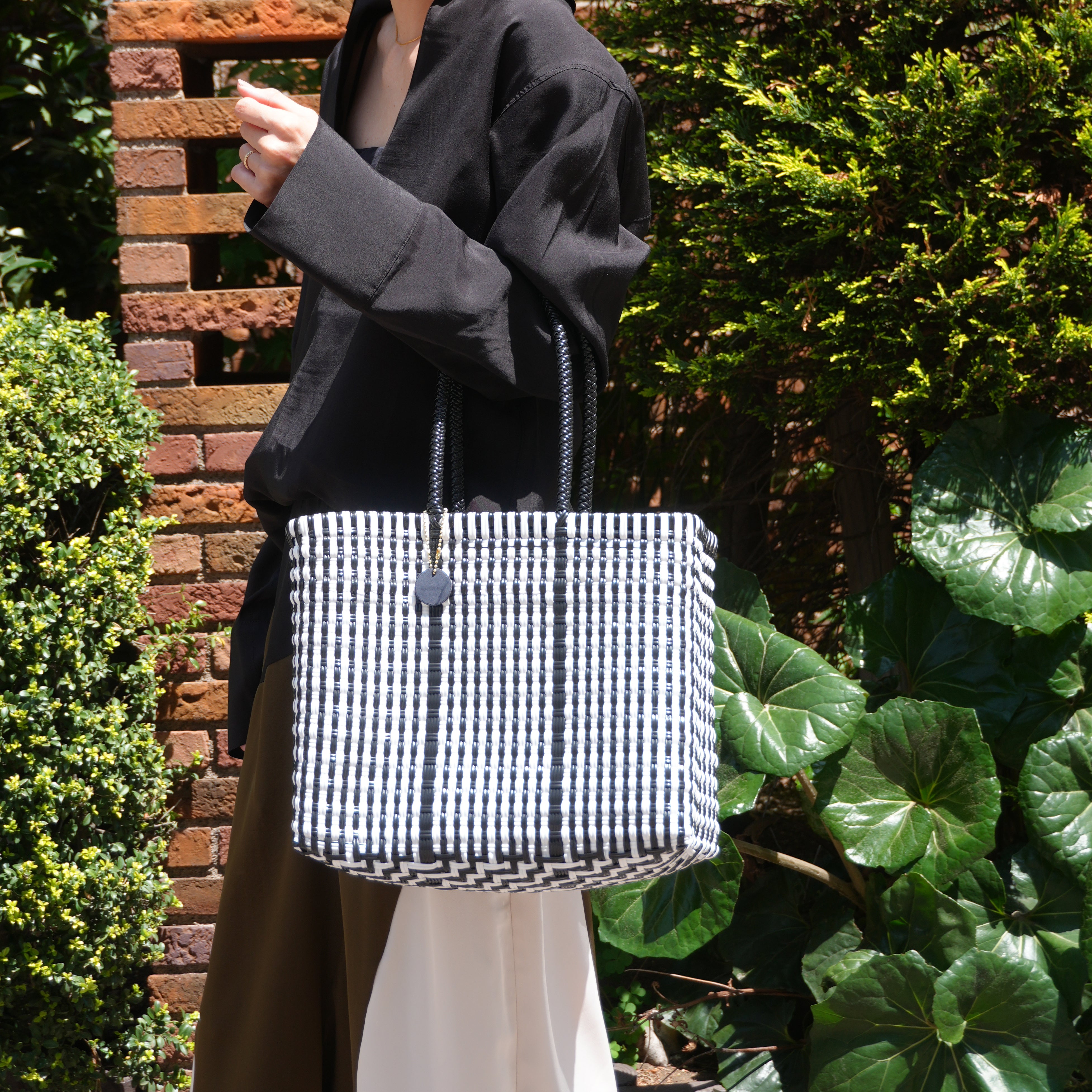 Mercado Bag Paula _Black×White