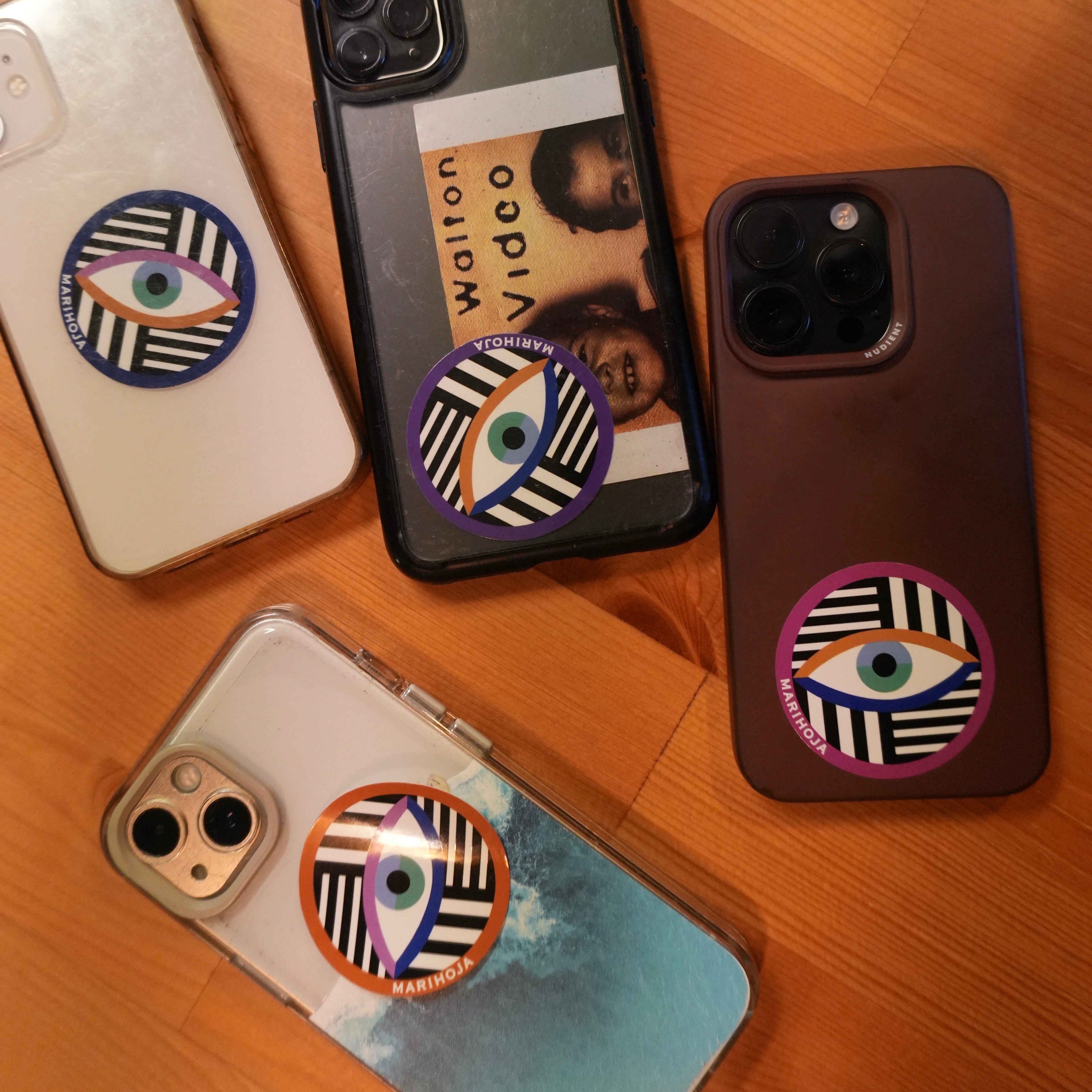 【set of 5】Eye Sticker