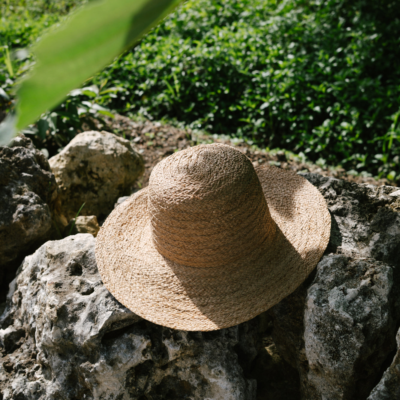 Caramel Raffia Wide Hat