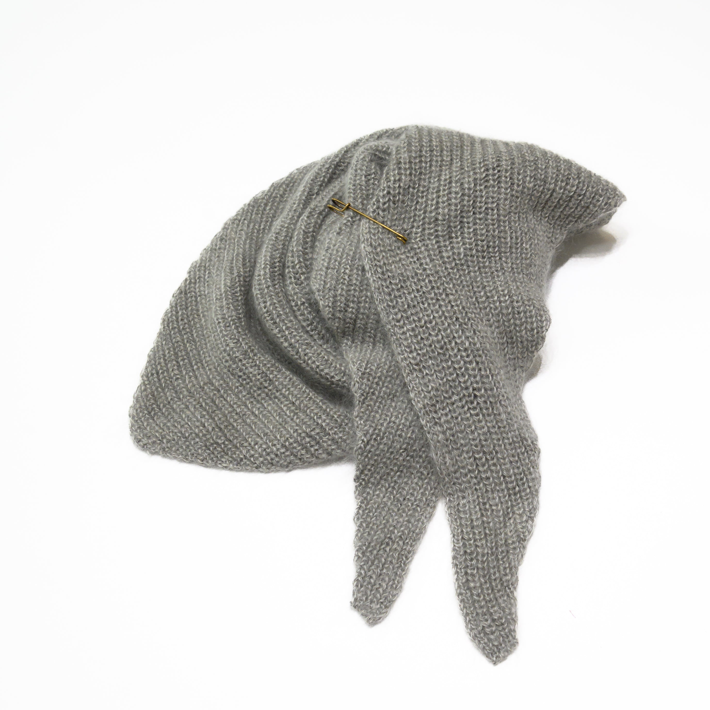 Silk Mohair Triangle Stole