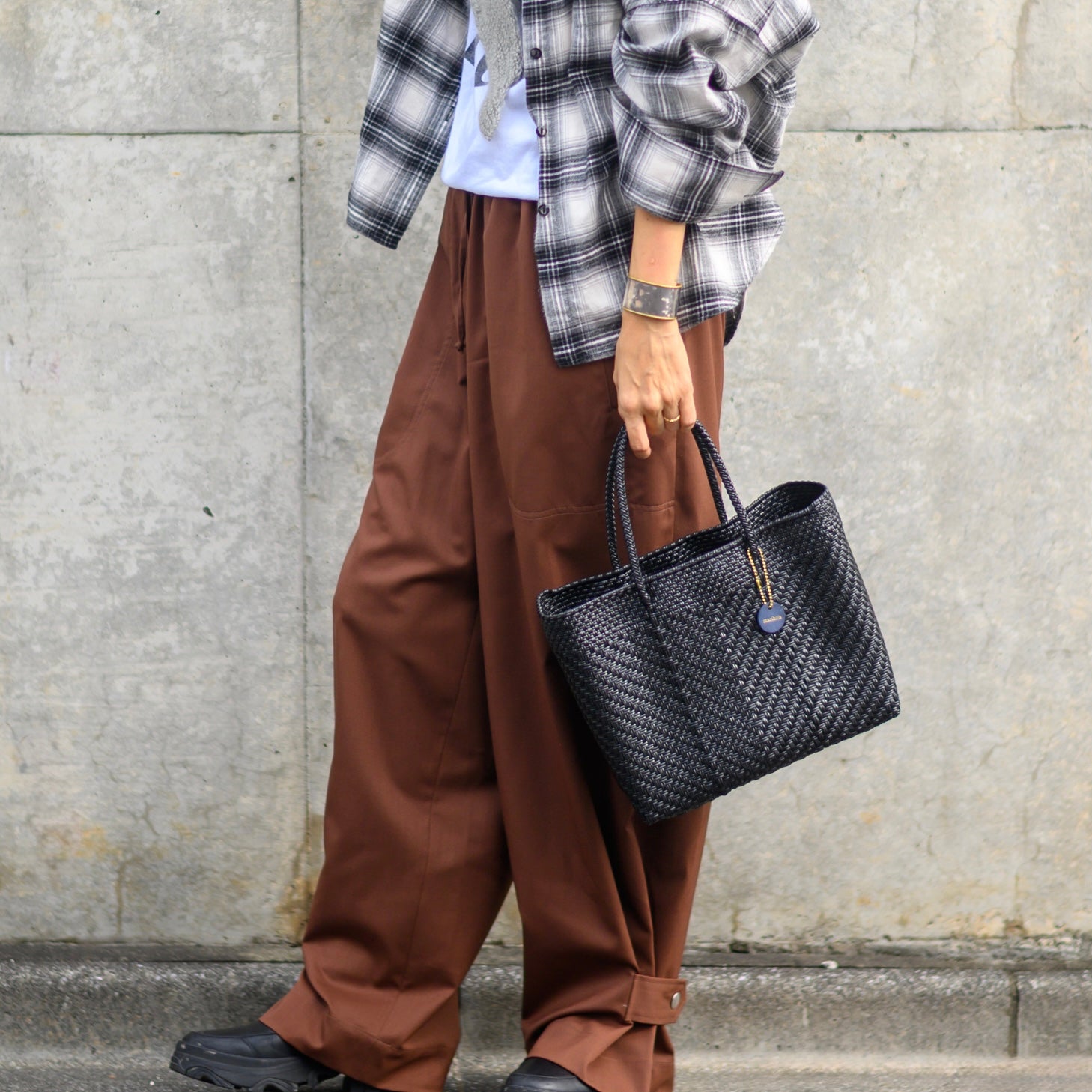 Mercado Bag Bianca -Solid Black-