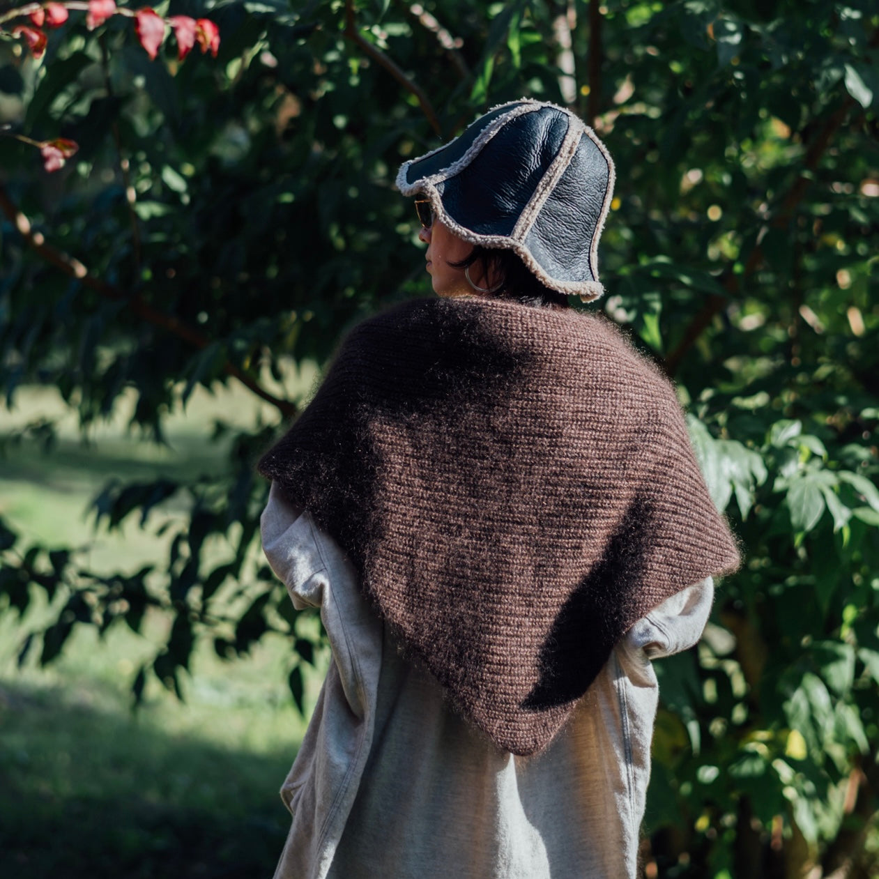 【新品】marihoja Silk Mohair Triangle Stole Silk Mohair Triangle Stole