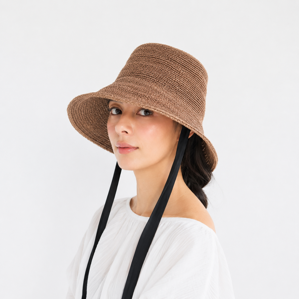 Weave Raffia Shade Hat