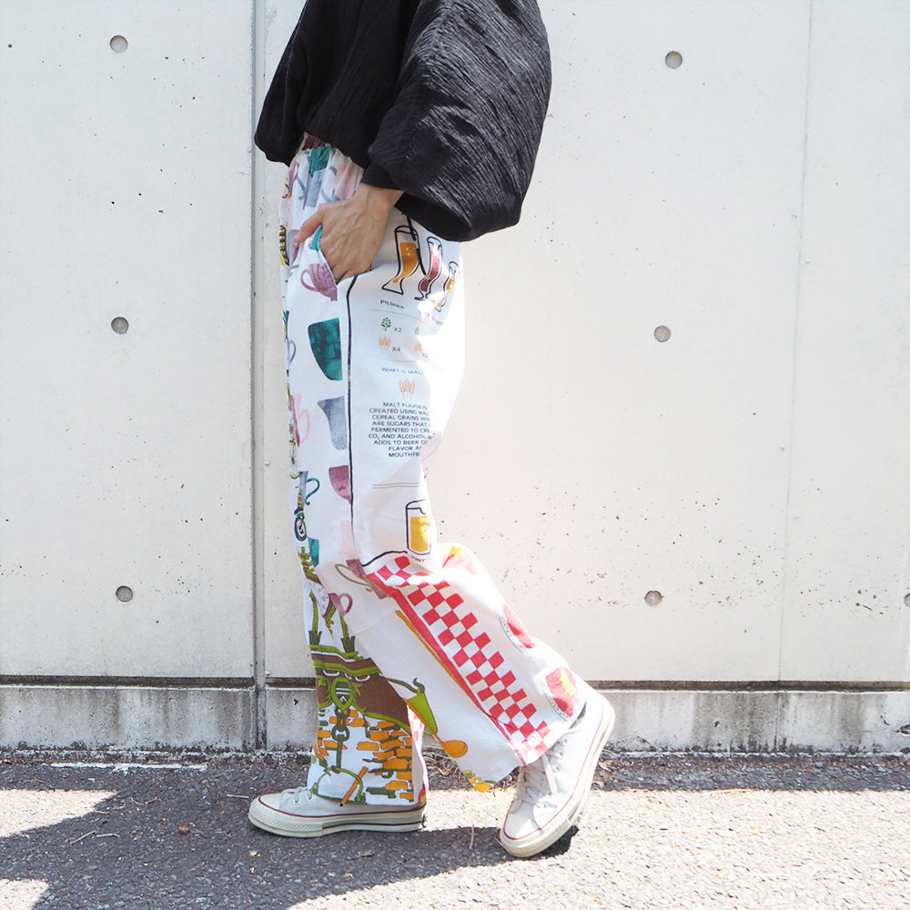 Remake Print Cloth Pants G