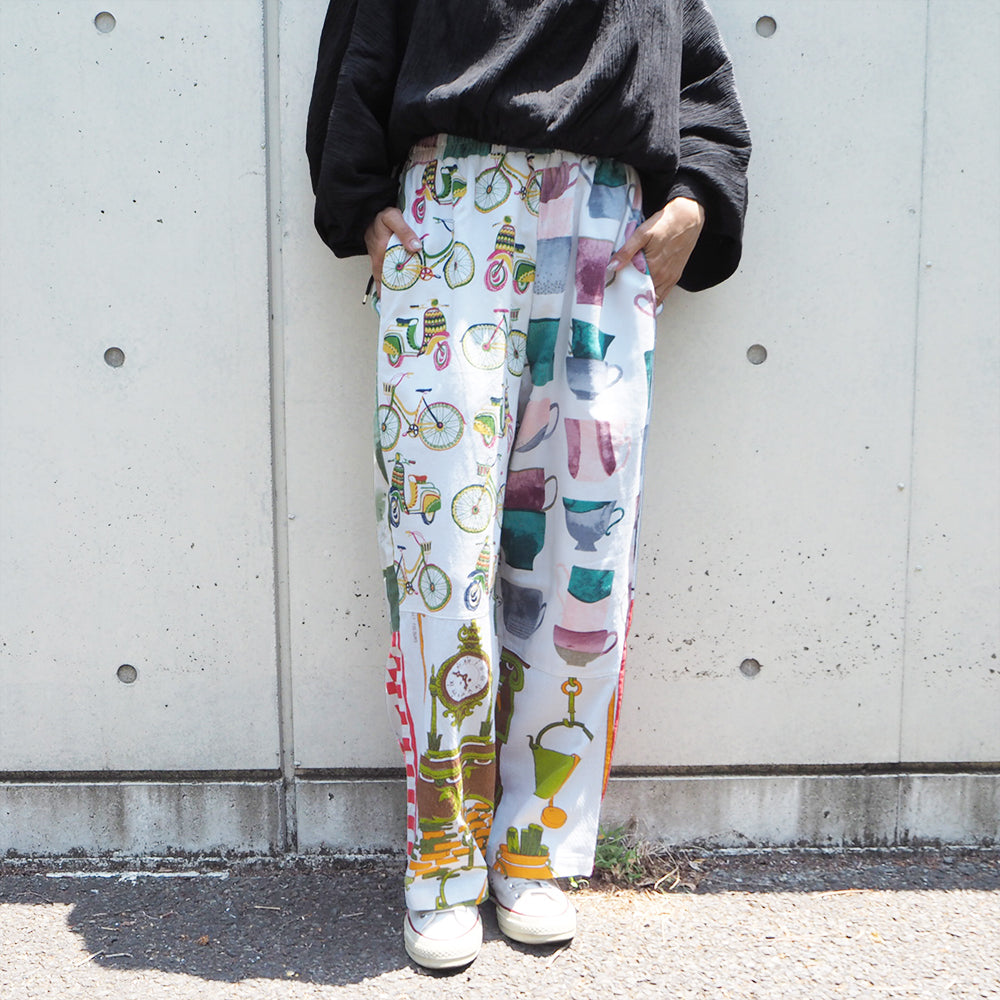 Remake Print Cloth Pants G