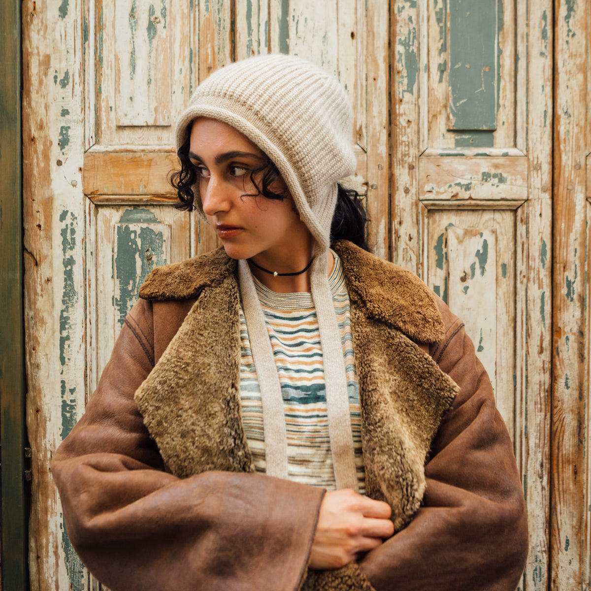 Cashmere Hood Knit