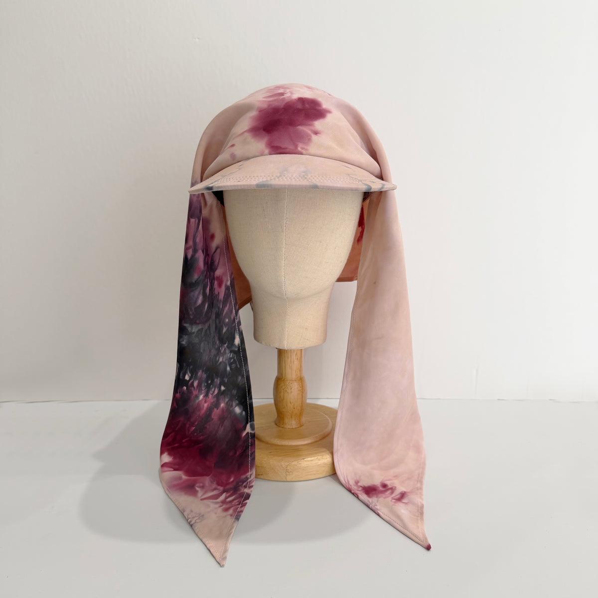 "HANAKAGE" Scarf Cap Pink 2