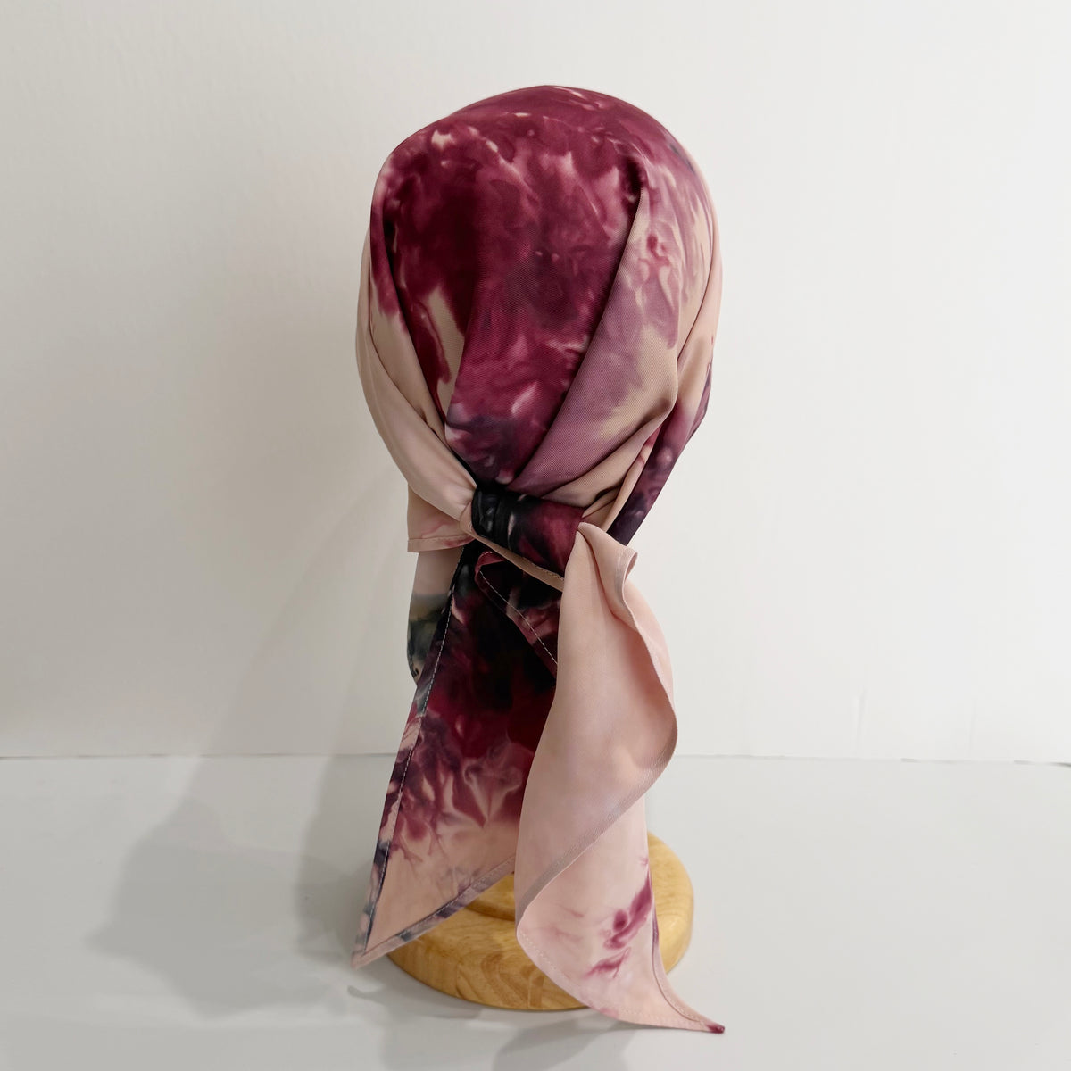 "HANAKAGE" Scarf Cap Pink 2
