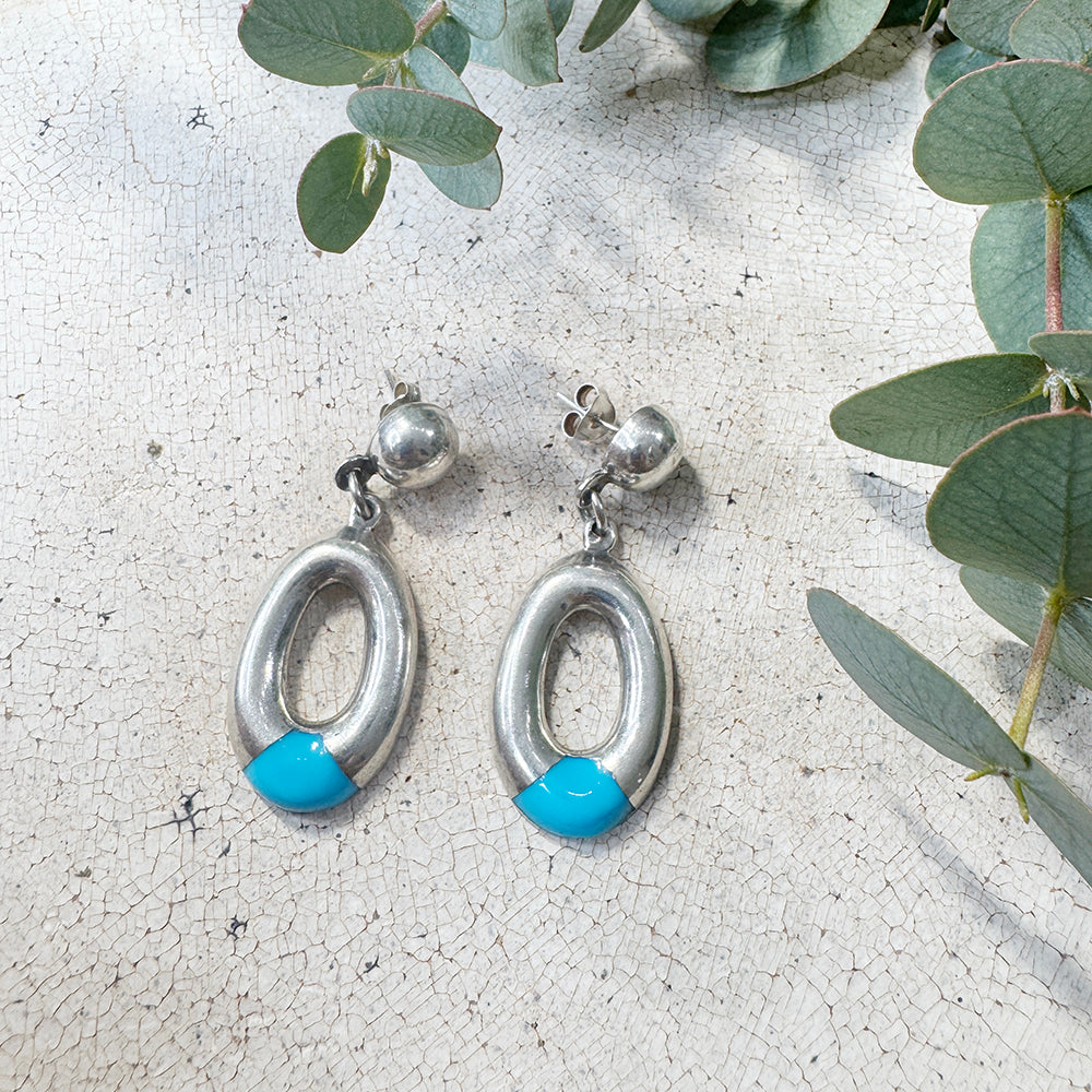 marihoja マリホジャ Combination Plate Earring Vintage Silver ｜ marihoja マリホジャ オフィシャルサイト
