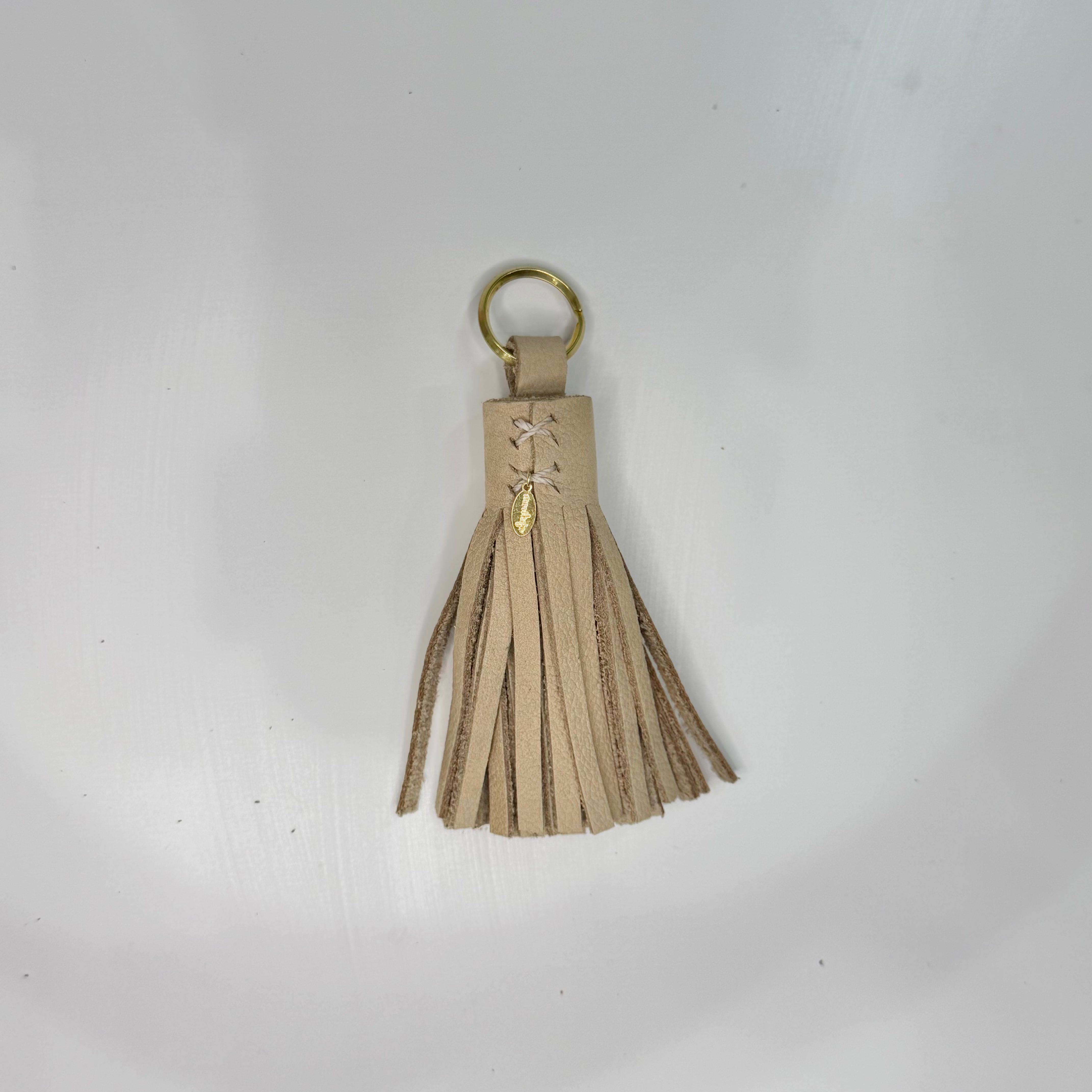 marihoja Leather Tassel (Bege)