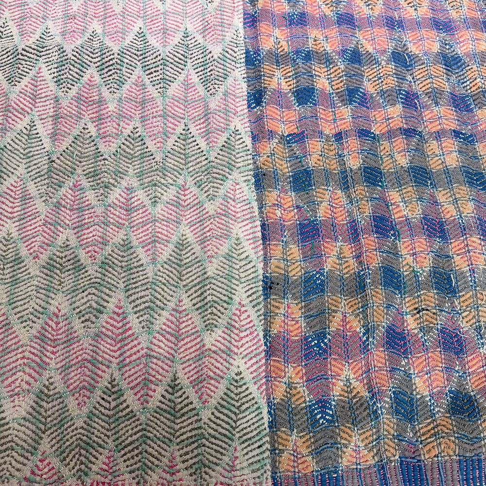 Vintage Kantha Quilt _ 9